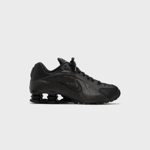 Unapologetically You Nike Shox R4 - Black / Black / Black / Bright Crimson