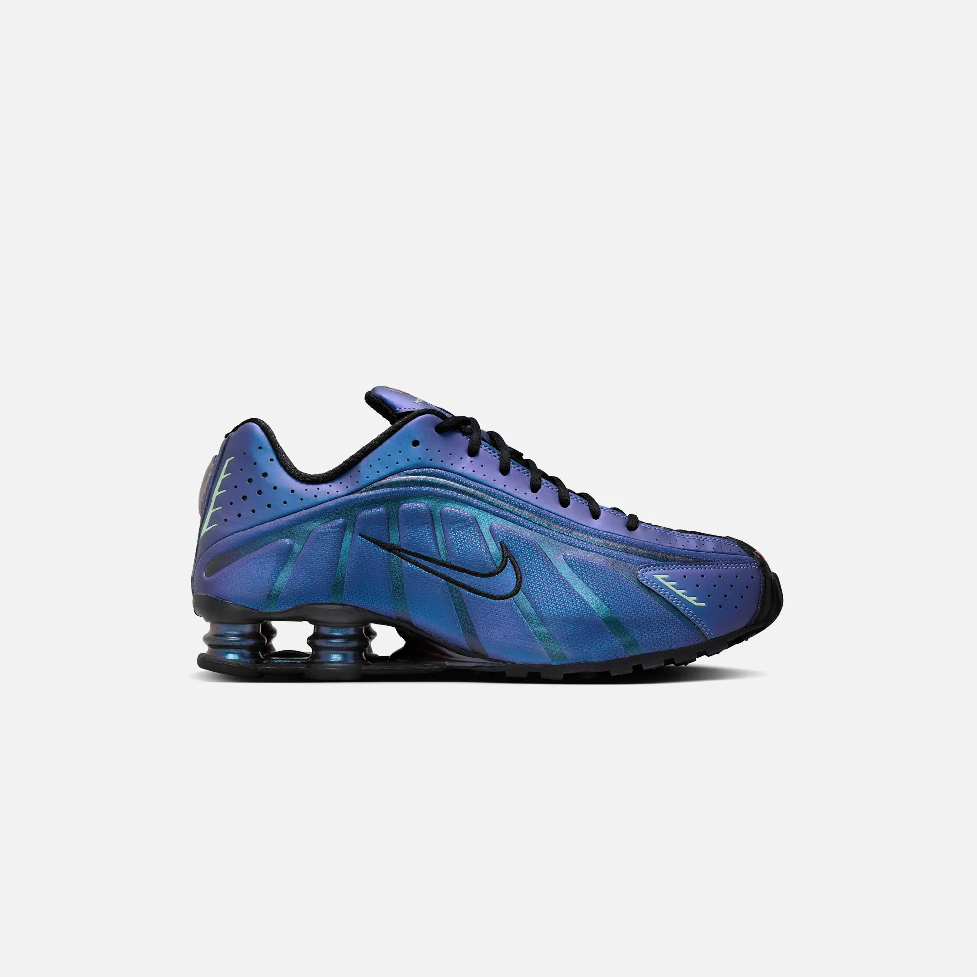 Comfortable Cuffs Material Comfort Durability Index Nike Shox R4 - Black / Hot Punch