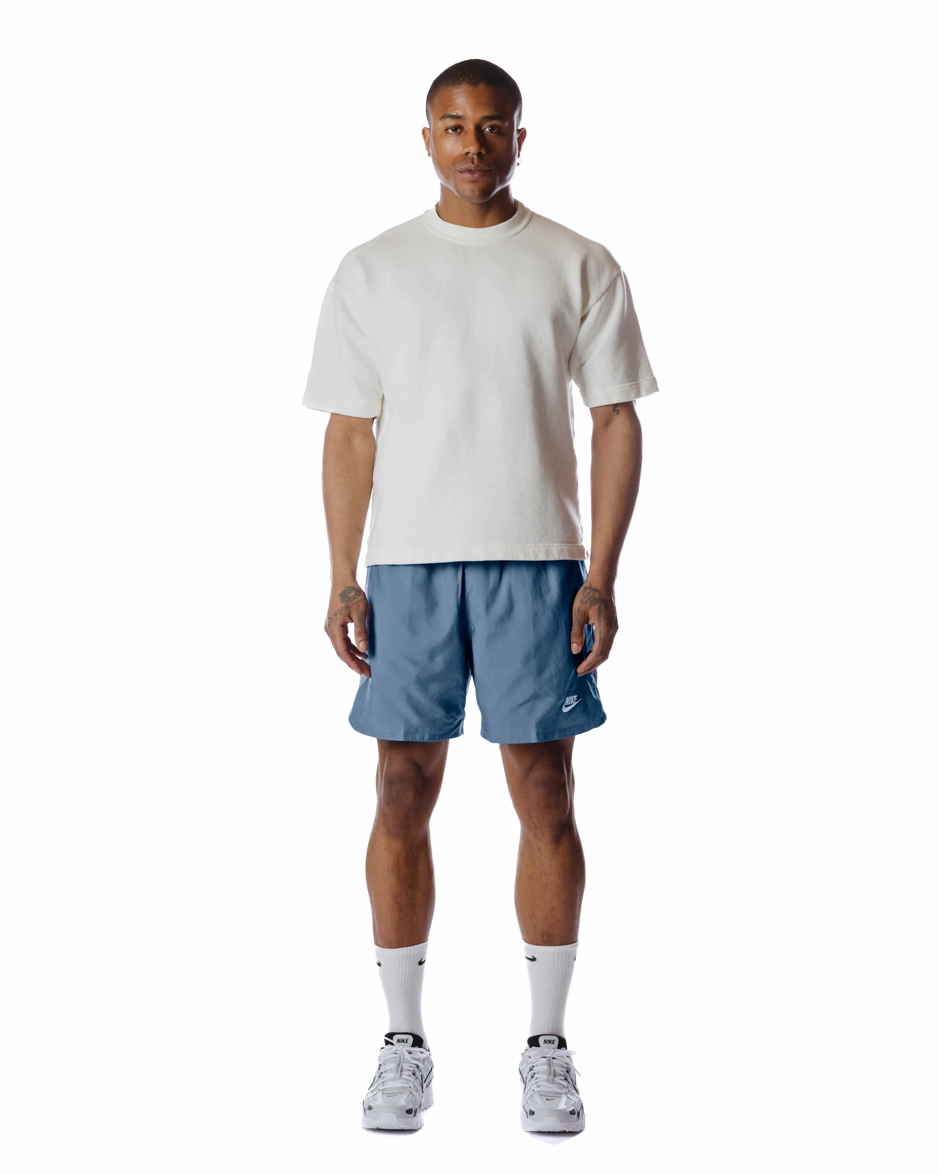 Comfortable Thigh Support Tourmaline Nike Sportswear Sport Essentials Lined Flow Shorts Diffused Blue