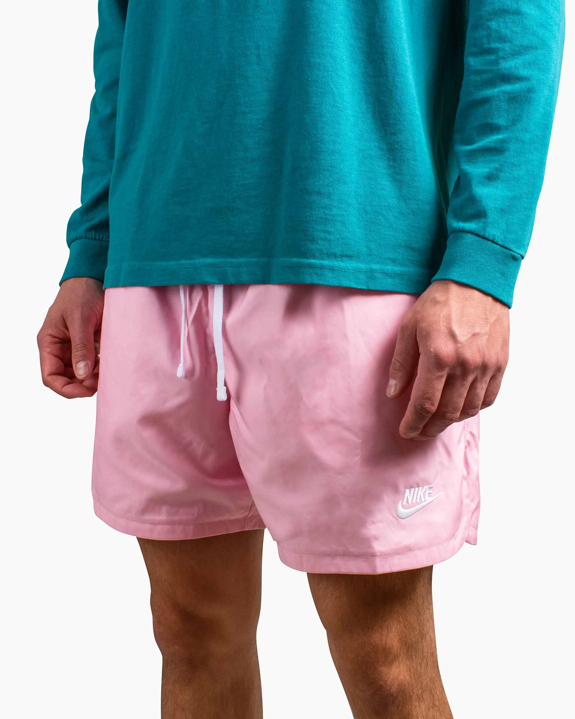 Nike Sportswear Sport Essentials Lined Flow Shorts Medium Soft Pink Comfort - Focused Look
