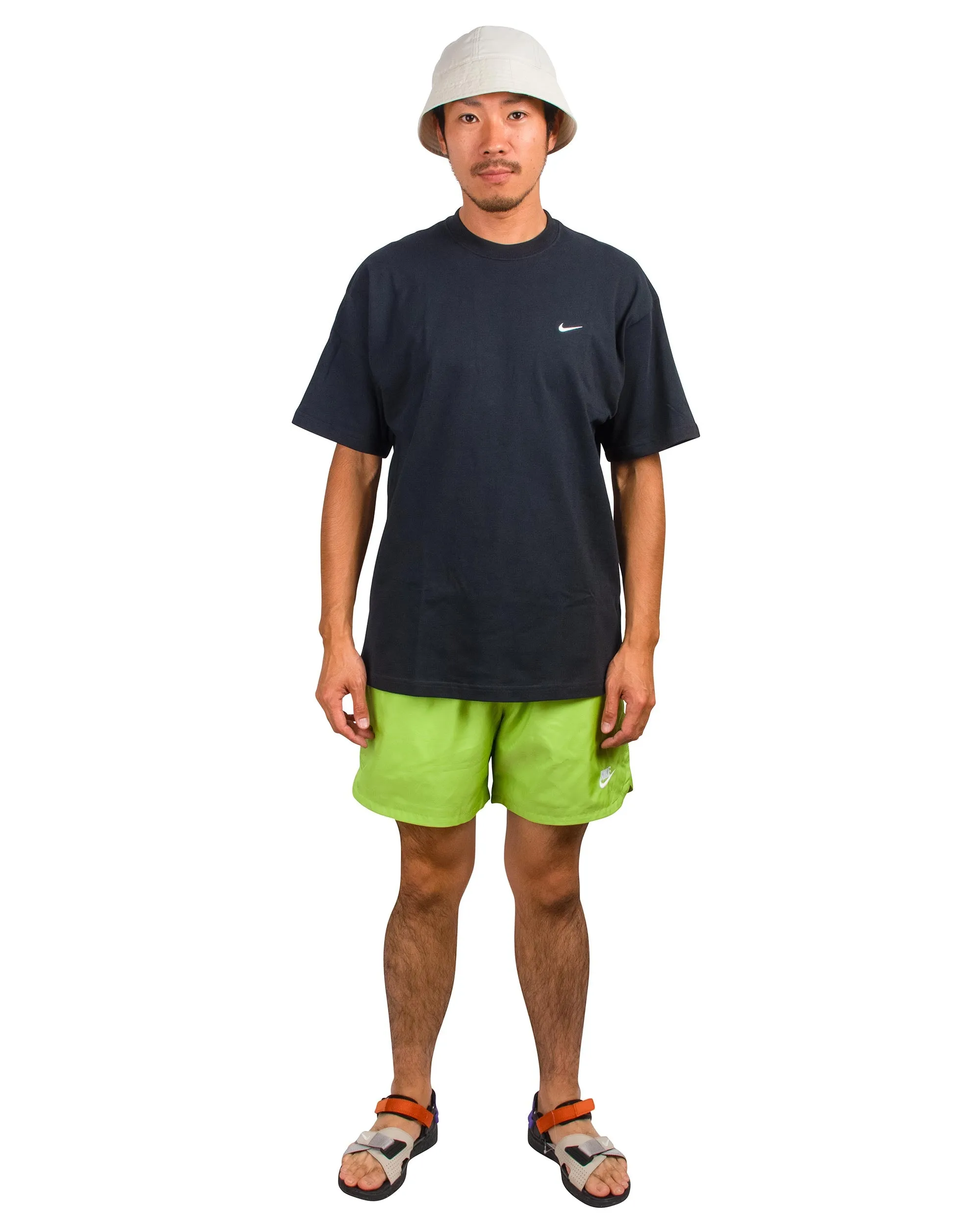 Anti - Sad Acrylic Neck Nike Sportswear Sport Essentials Lined Flow Shorts Vivid Green