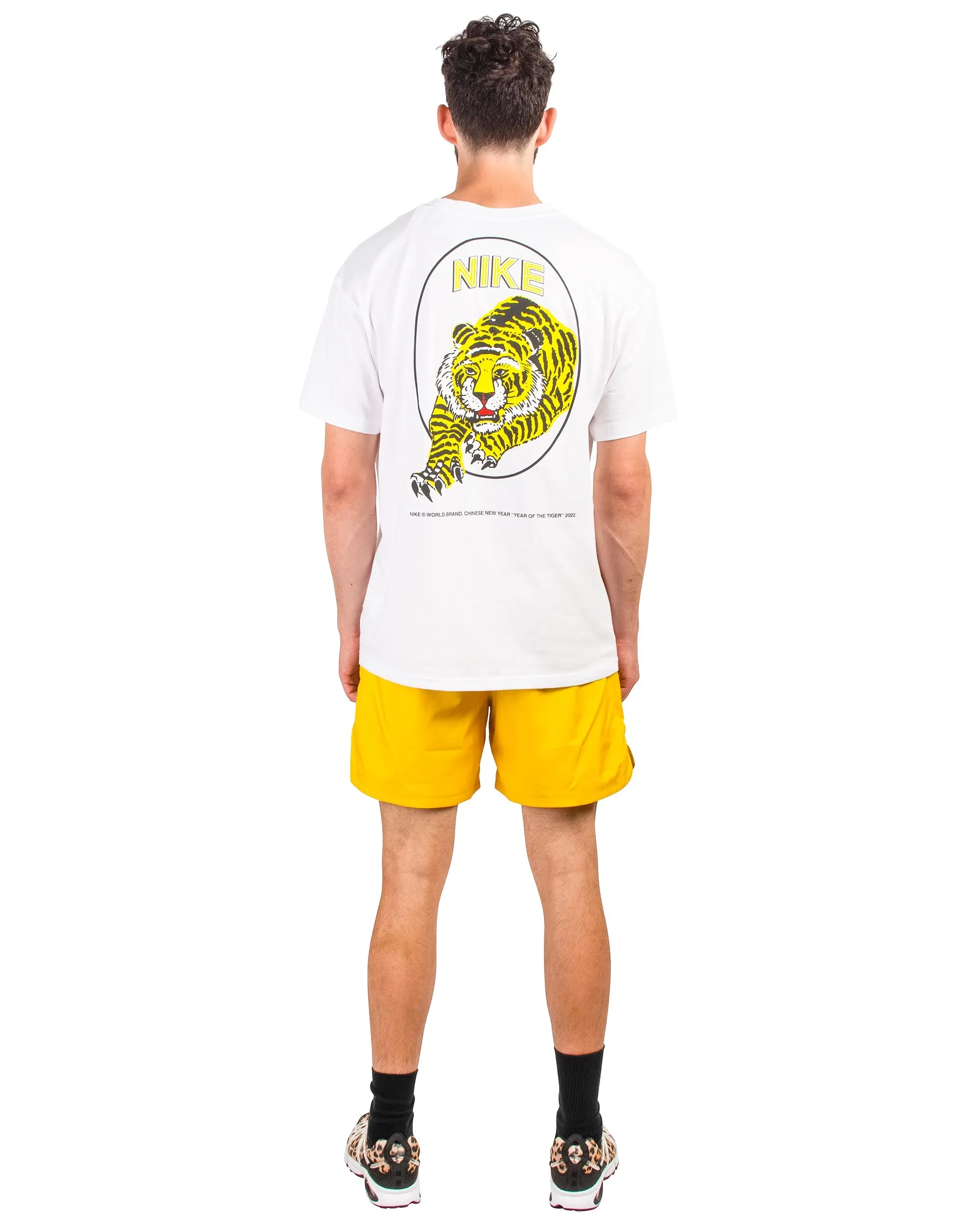 Geological History Nike Sportswear Sport Essentials Lined Flow Shorts Vivid Sulfur