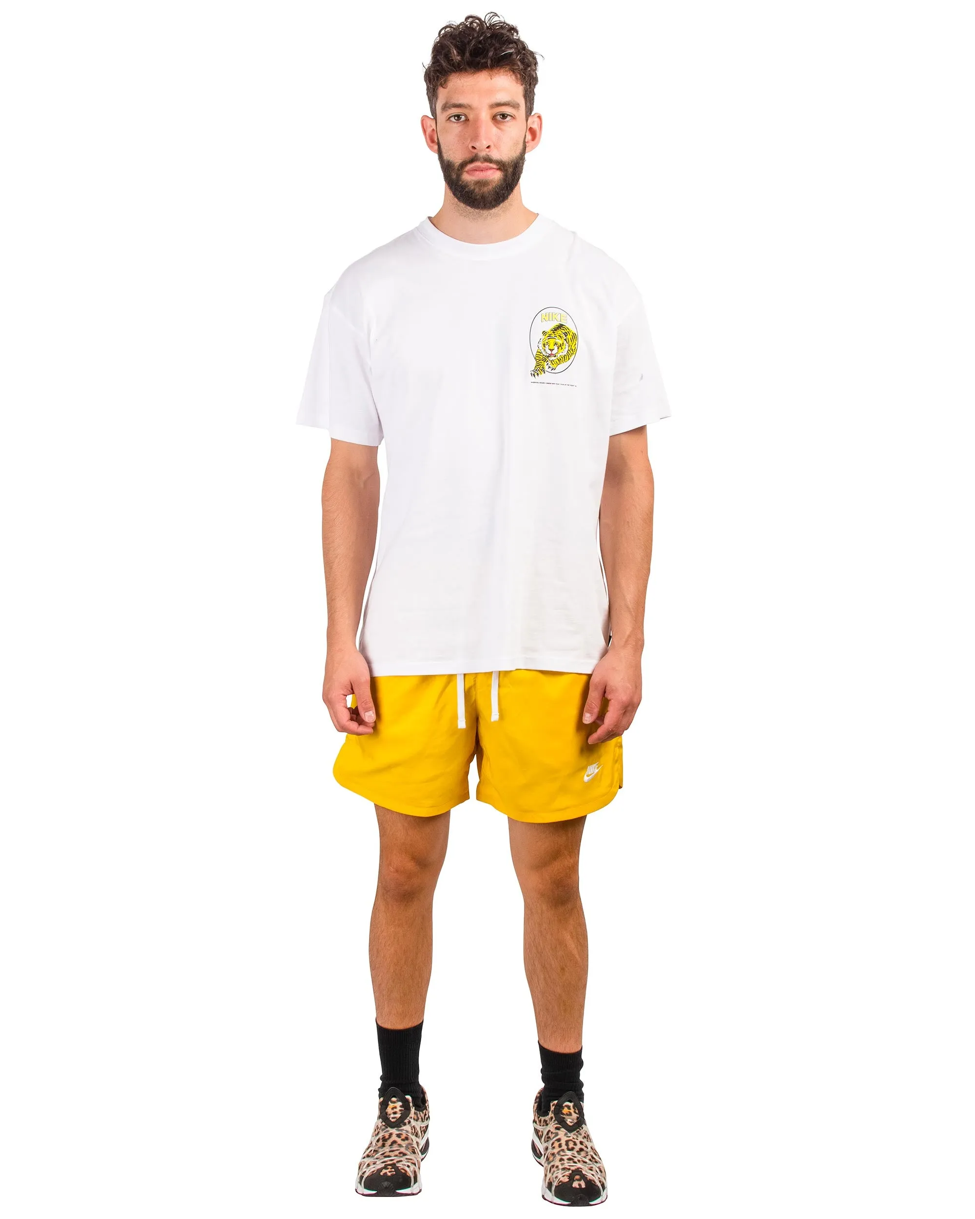 Nike Sportswear Sport Essentials Lined Flow Shorts Vivid Sulfur Comfortable Elastic Appropriate