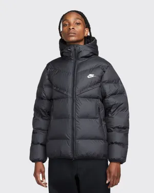 Mosaic Printing Machine-Washable-Fit-Fit Nike Windrunner Primaloft Puffer Jacket - Black