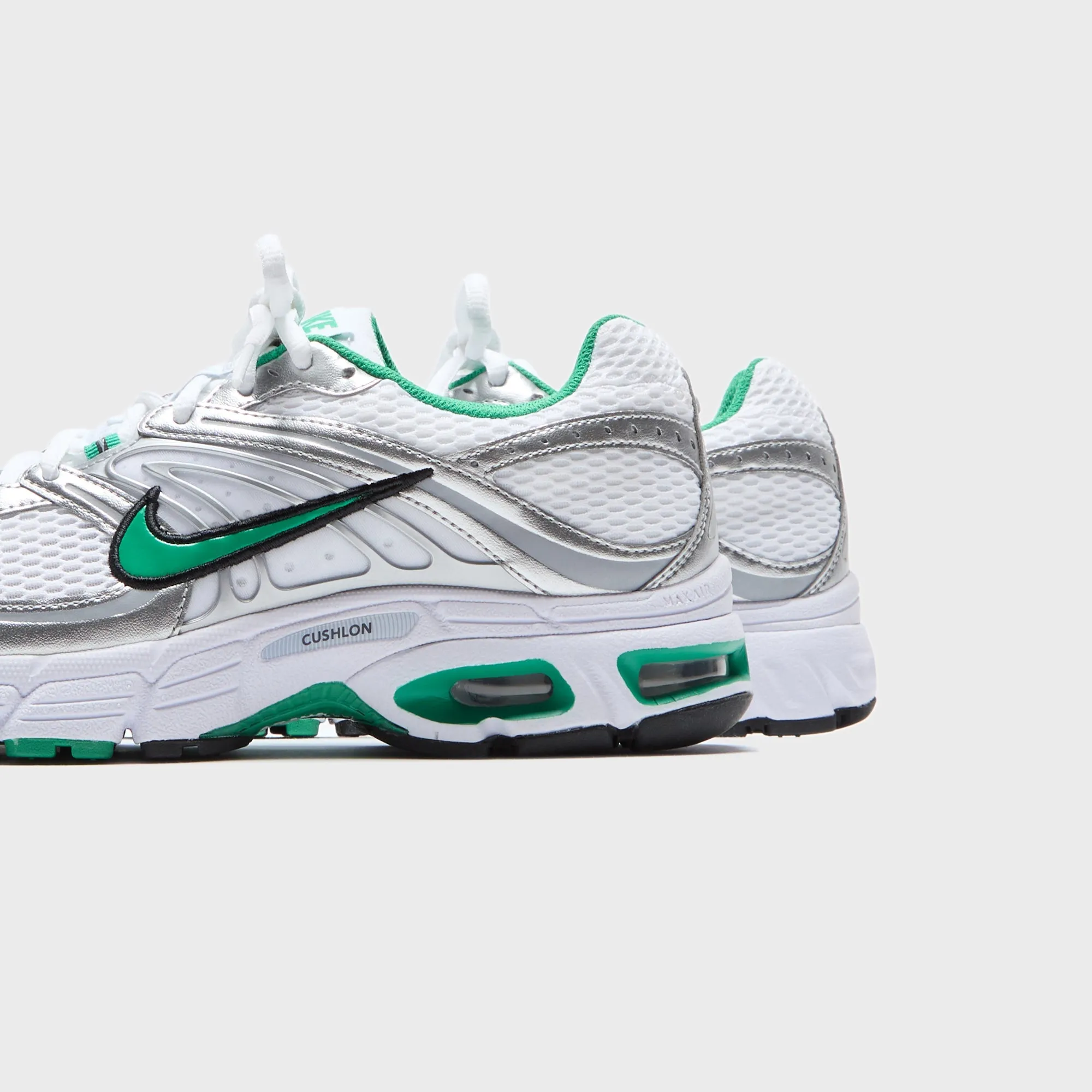 Nike Wmns Air Max Moto 2K - White / Stadium Green / Metallic Silver Mule Slipper