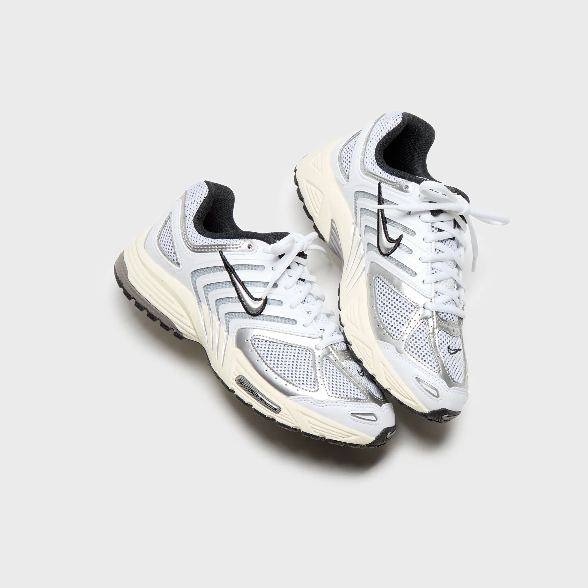 Slip-On Trendy Professional Grade Nike Wmns Air Pegasus 2005 - White / Coconut Milk / Black / Metallic Silver