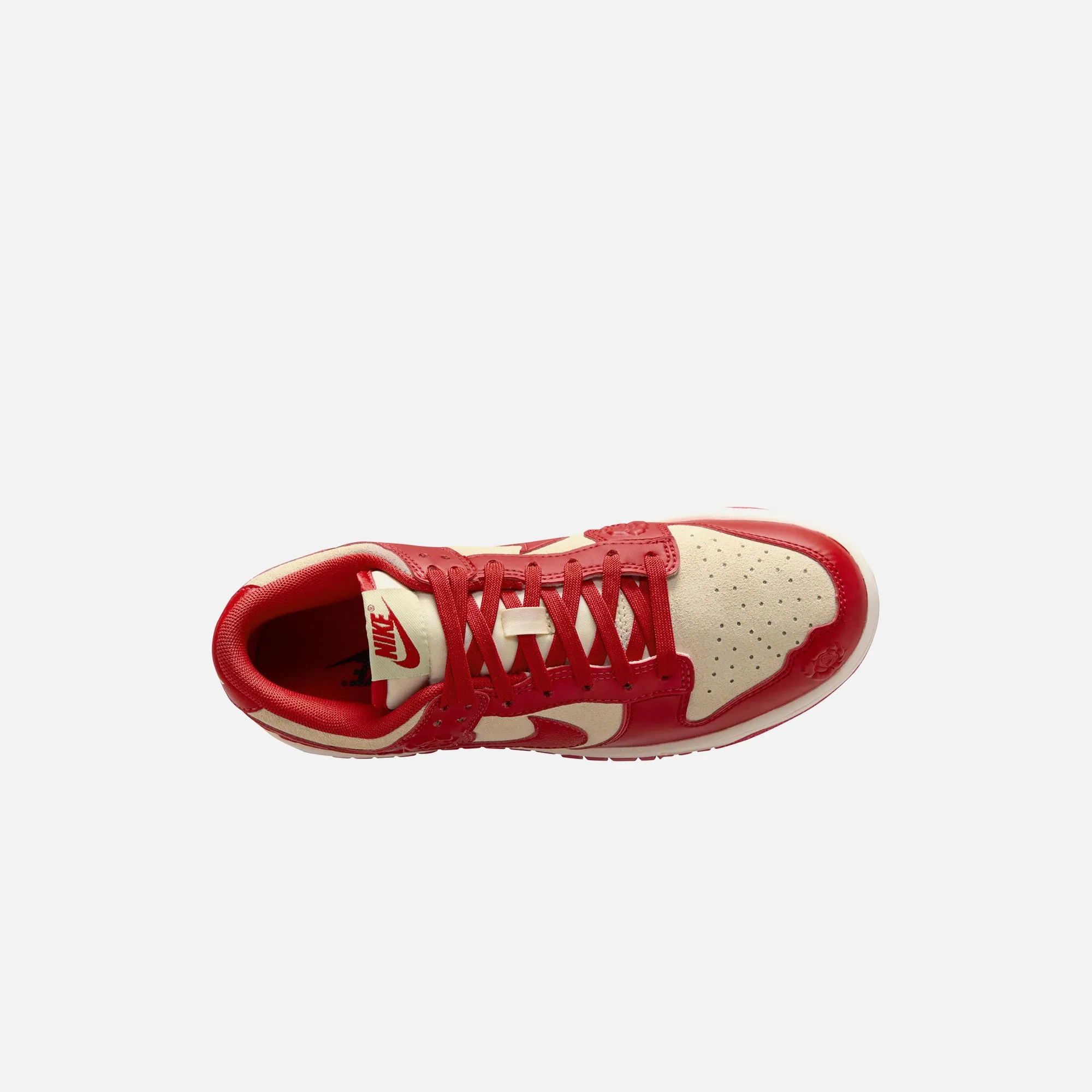 Buckle Detail Nike Wmns Dunk Low Se - Coconut Milk / University Red / Pale Ivory