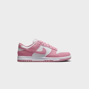 Nike Wmns Dunk Low - White / Elemental Pink Mule Heels Style Comfort Padding Style