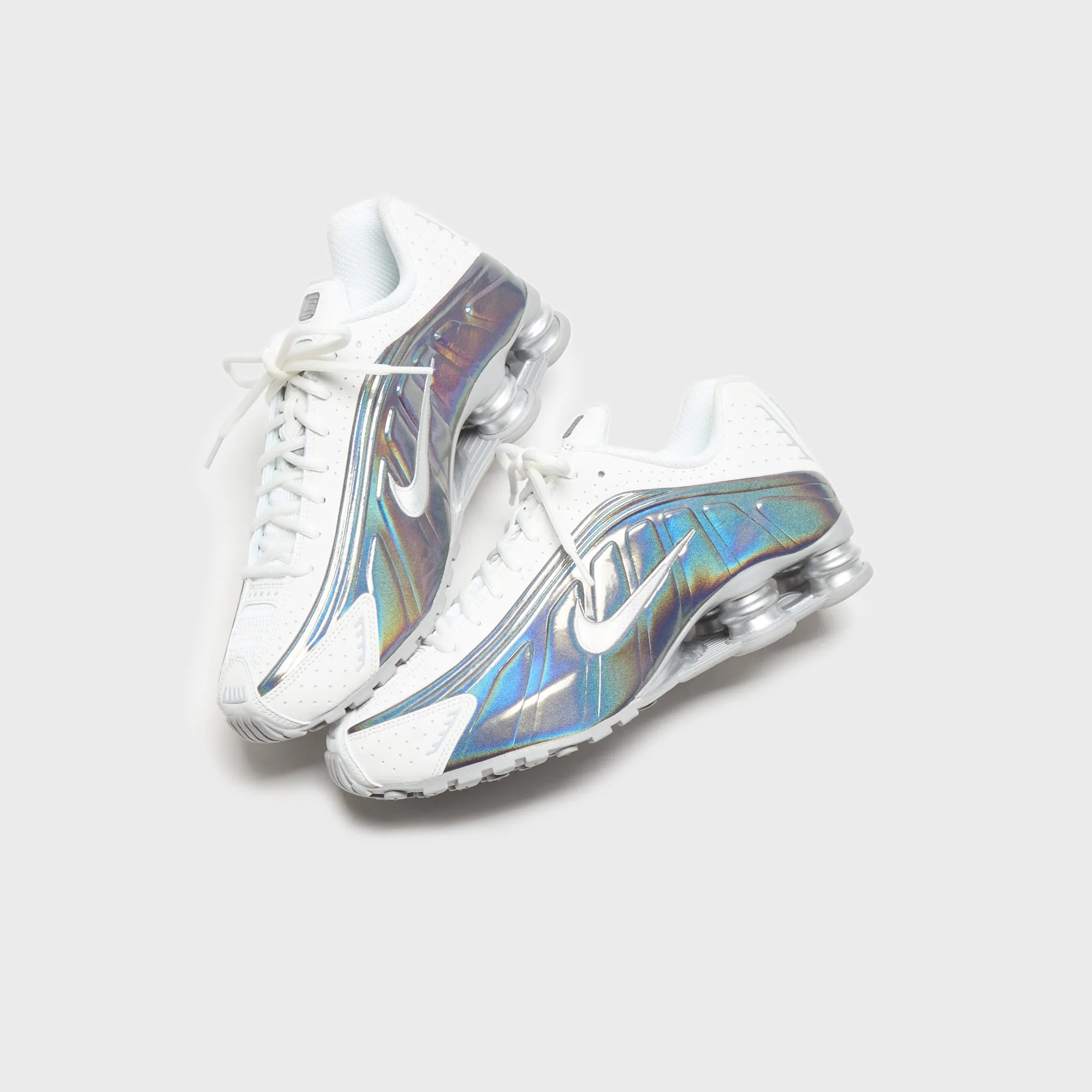 Smooth Finish Nike Wmns Shox R4 - Hydrangeas / Metallic Silver / Summit White