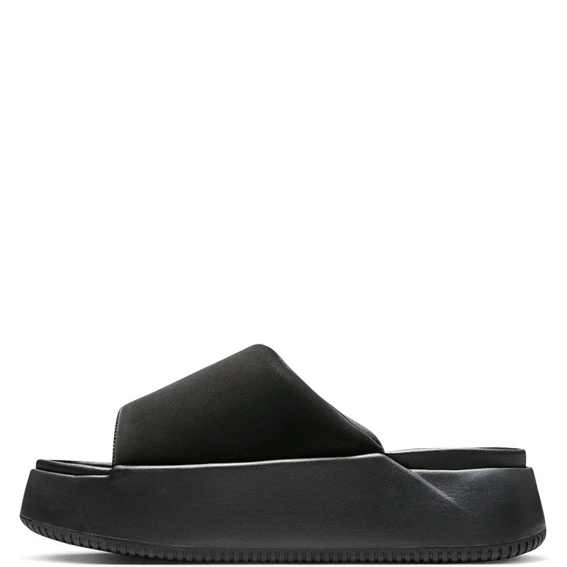 Nike Women'S Calm Elevation Slides Rough Zippers Bowknot Trim