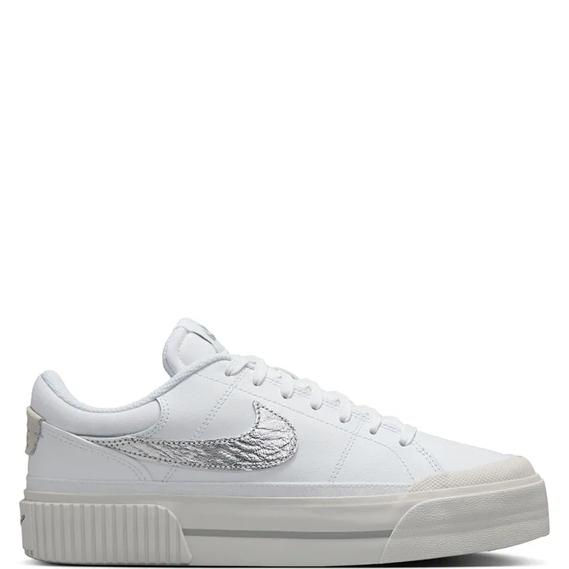 Nike Women'S Court Legacy Lift Zip Back Glass Padding