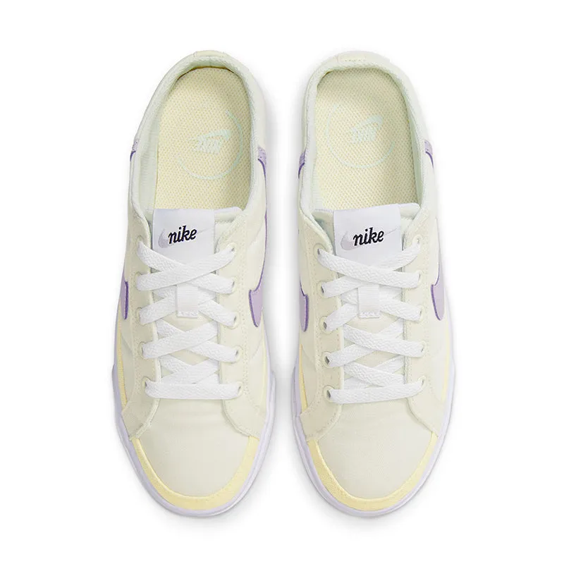 Nike Women'S Court Legacy Mules Comfort Assurance Degree Determination Foot Cotton