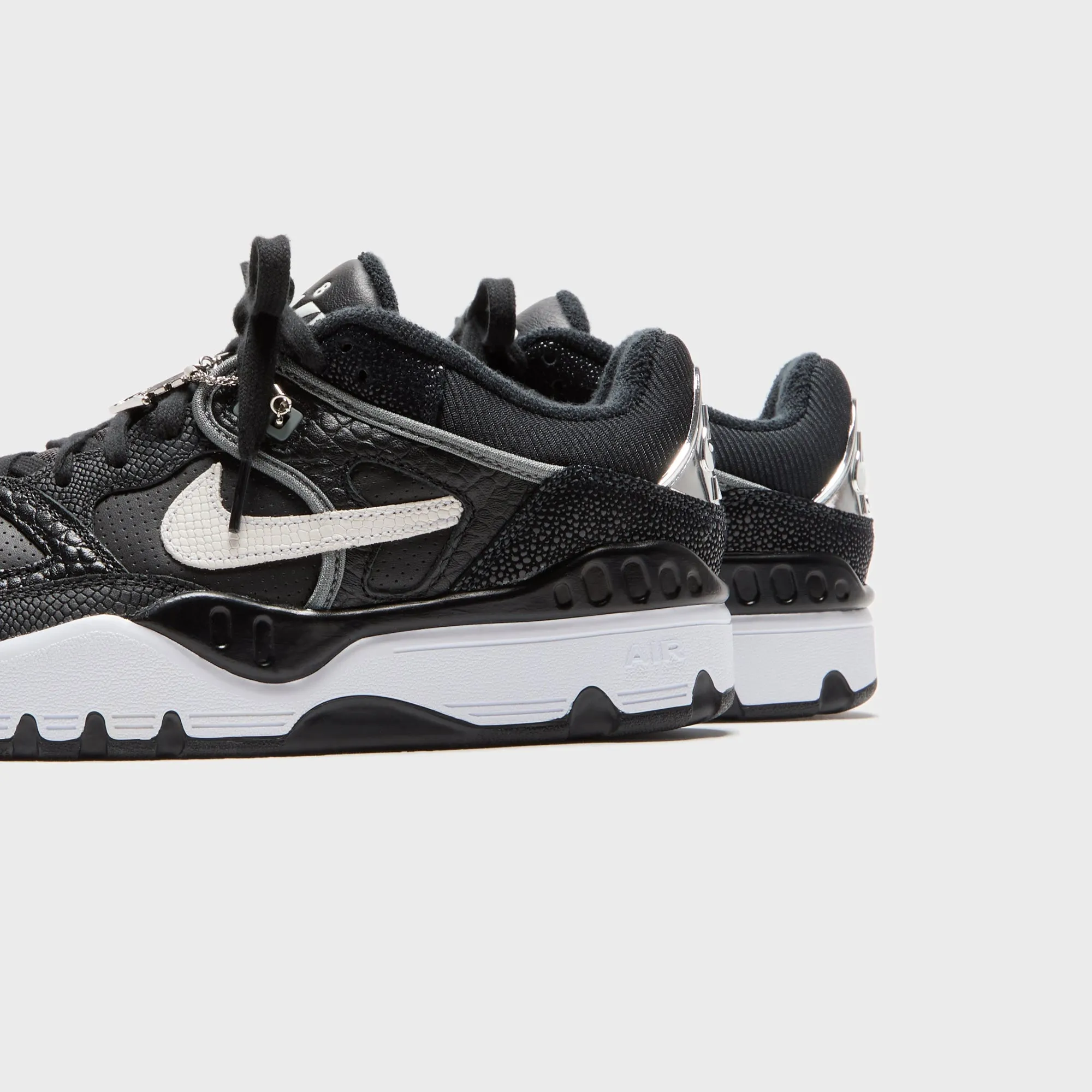 Comfort Fit Enhancement Non Slip Rubber Nike X Nigo Air Force 3 Low - Black / White