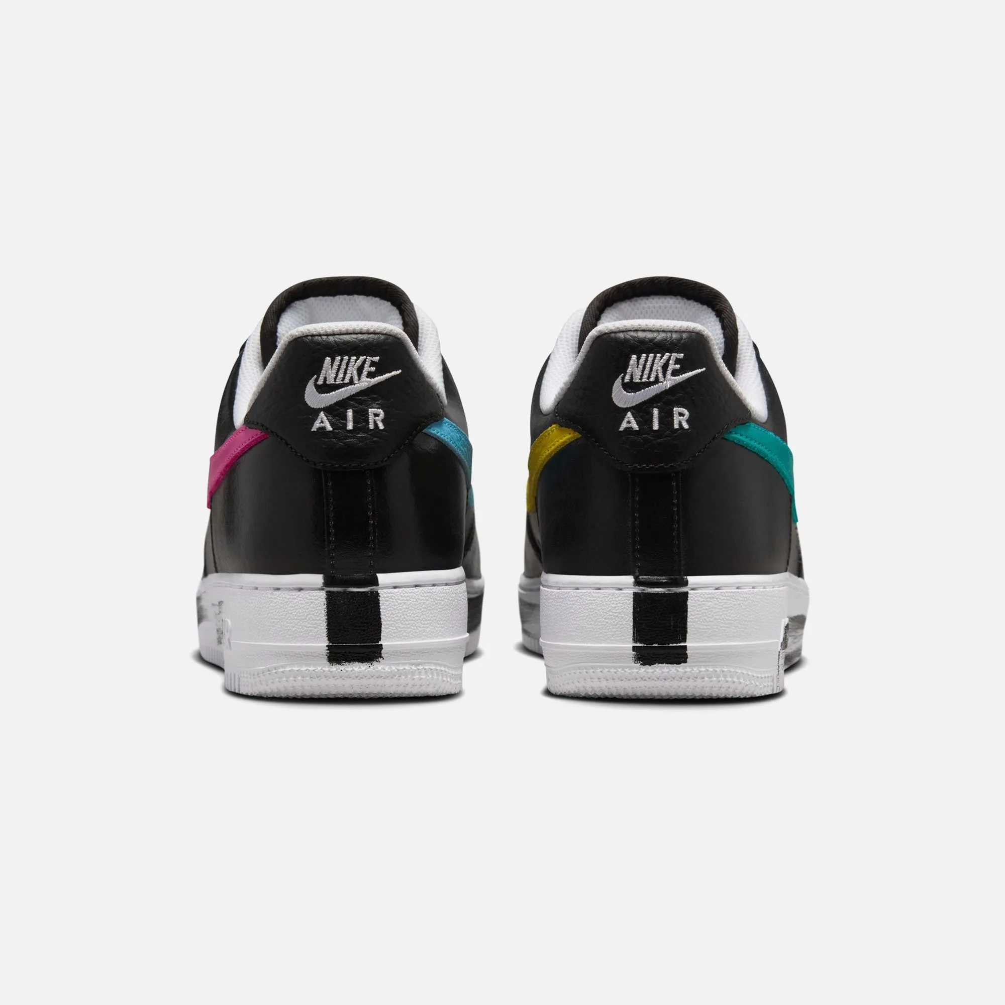 Power Every Step Black Friday Exclusive Nike X Peaceminusone Air Force 1 - Black / New Emerald / Pinkfire Ii / Tour Yellow / Blue Gale