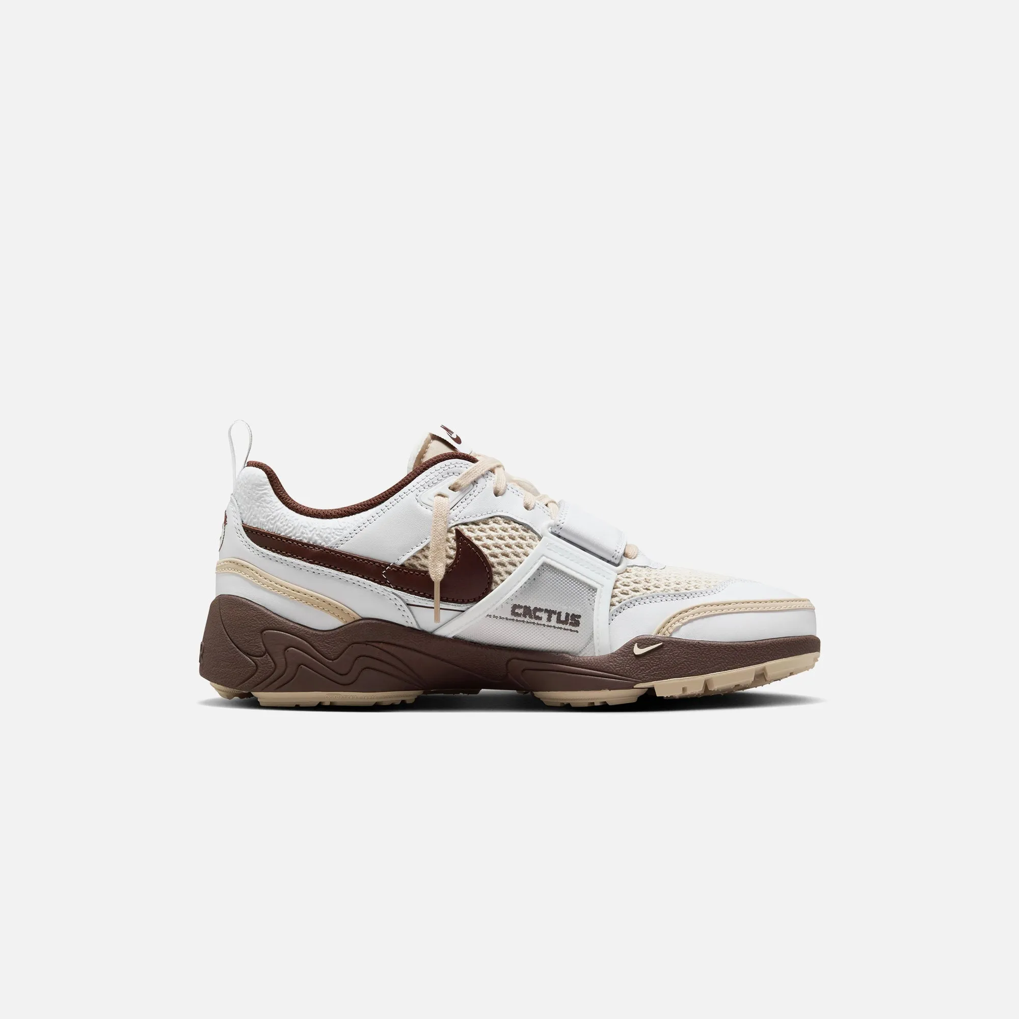 Nike X Travis Scott Jumpman Jack Zoom Field Jaxx - White / Light Chocolate Easy Exit