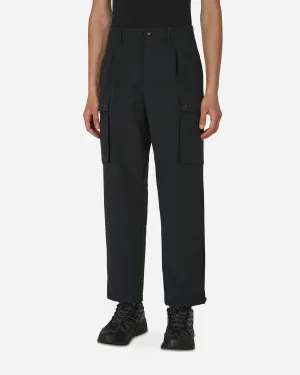 Name-Brand Comfort Usefulness No Jersey Cargo Pants Black