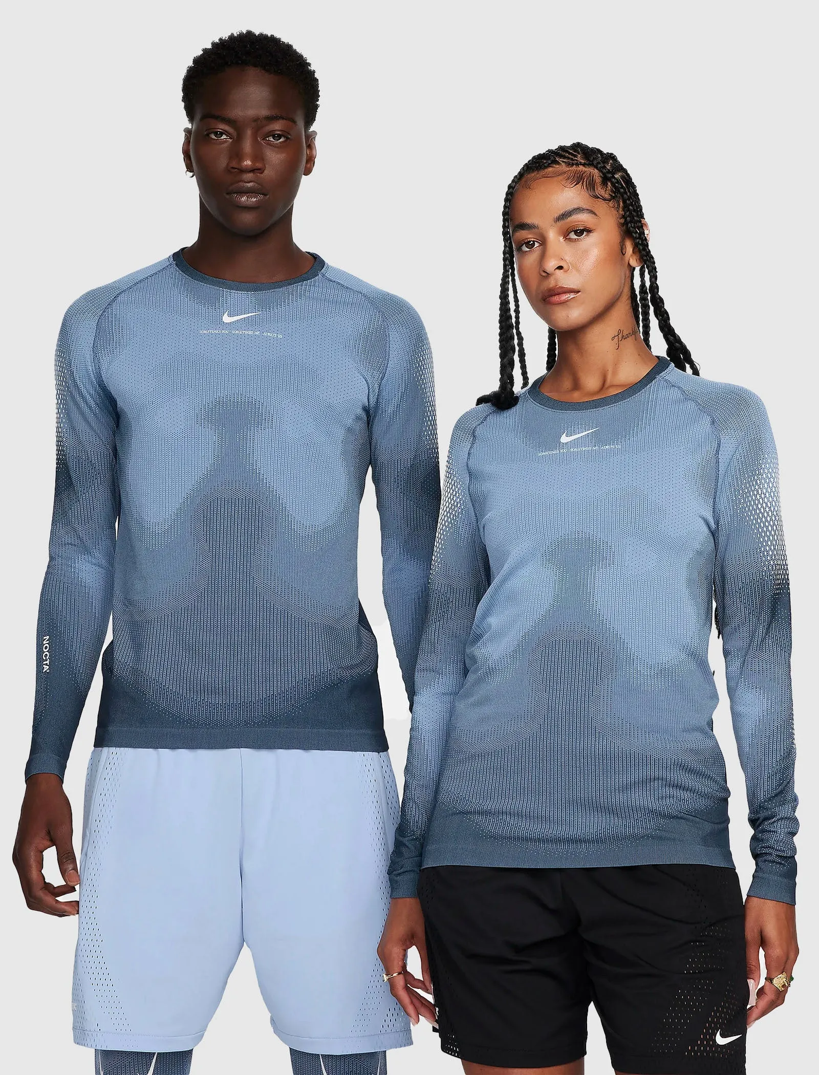 Smooth - Textured Nocta Dri-Fit Long Sleeve Top