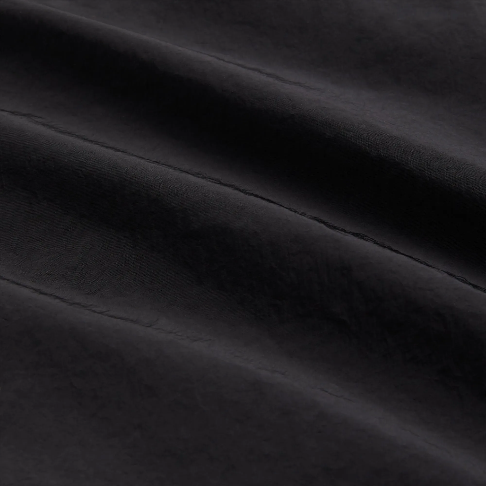 Kith Wrinkle Nylon Jonas Coaches Jacket - Black Zipper Pocket Fabric All Season