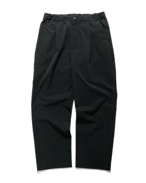 Goldwin One Tuck Tapered Light Pants Black Uncommon Design