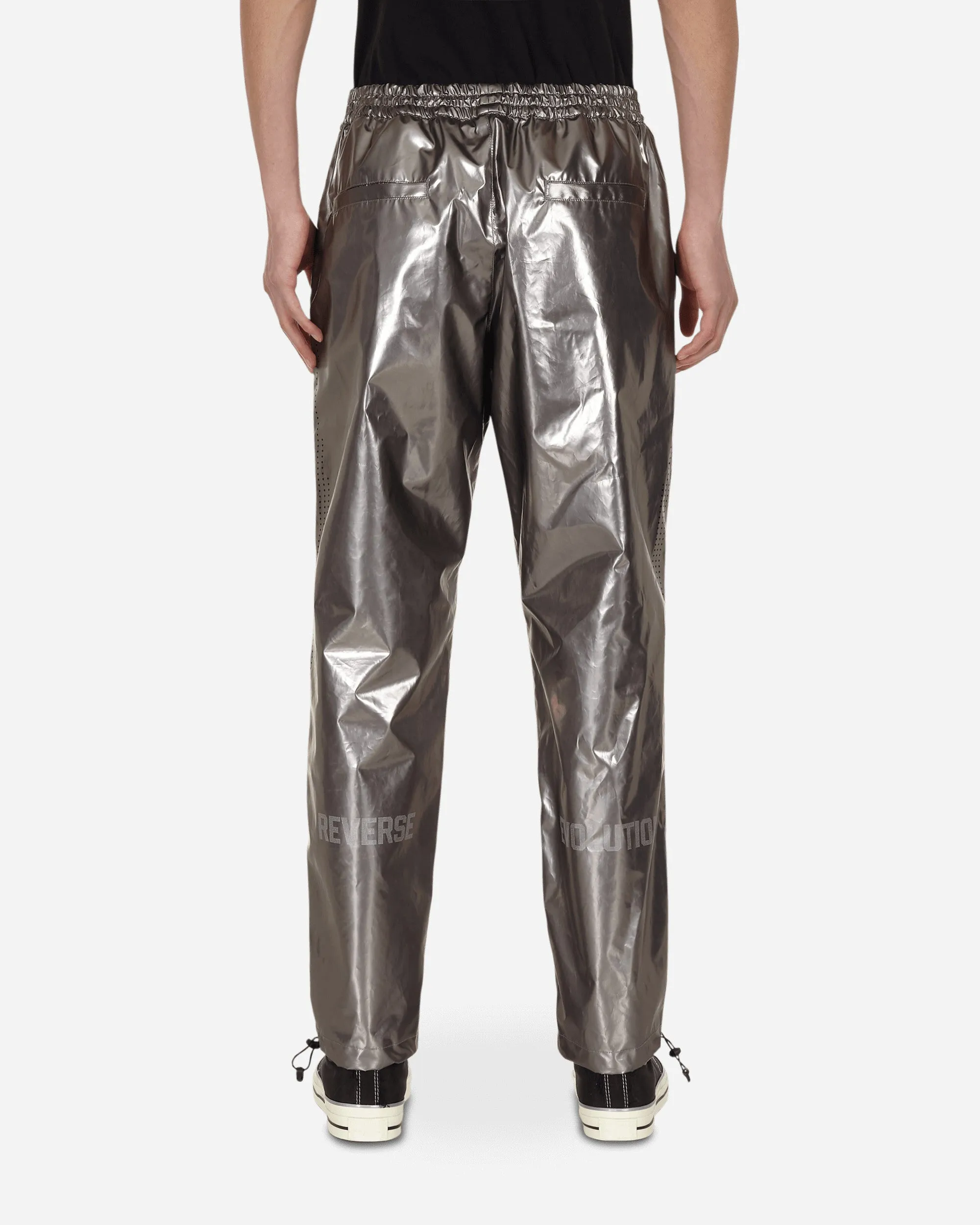 Devo Reverse Evolution Pants Grey Weather-Resistant Tunic Length Fabric
