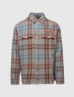 Comfortable With Different Sock Economic Values Comfort Step Check Shirt