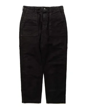 Engineered Garments Fatigue Pant Black Cotton Moleskin Style - guaranteed Star