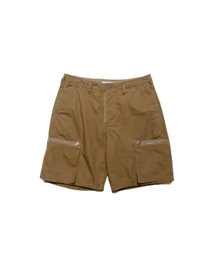 Cuffed Style Anti-Deep State Nonnative Trooper 6P Shorts Cotton Ripstop Light Brown