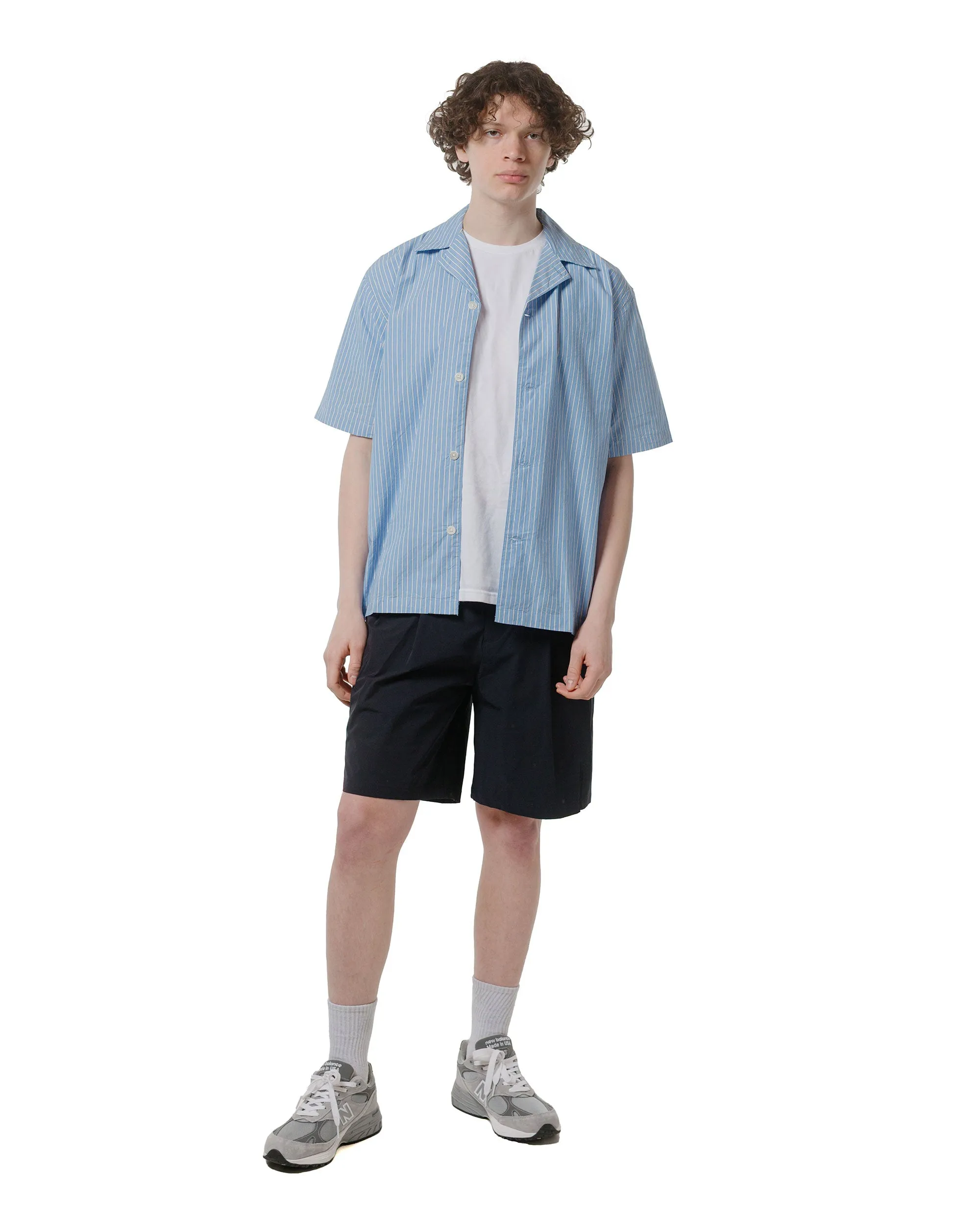 Comfortable Elastic Zealous Norse Projects Benn Travel Light Shorts Dark Navy