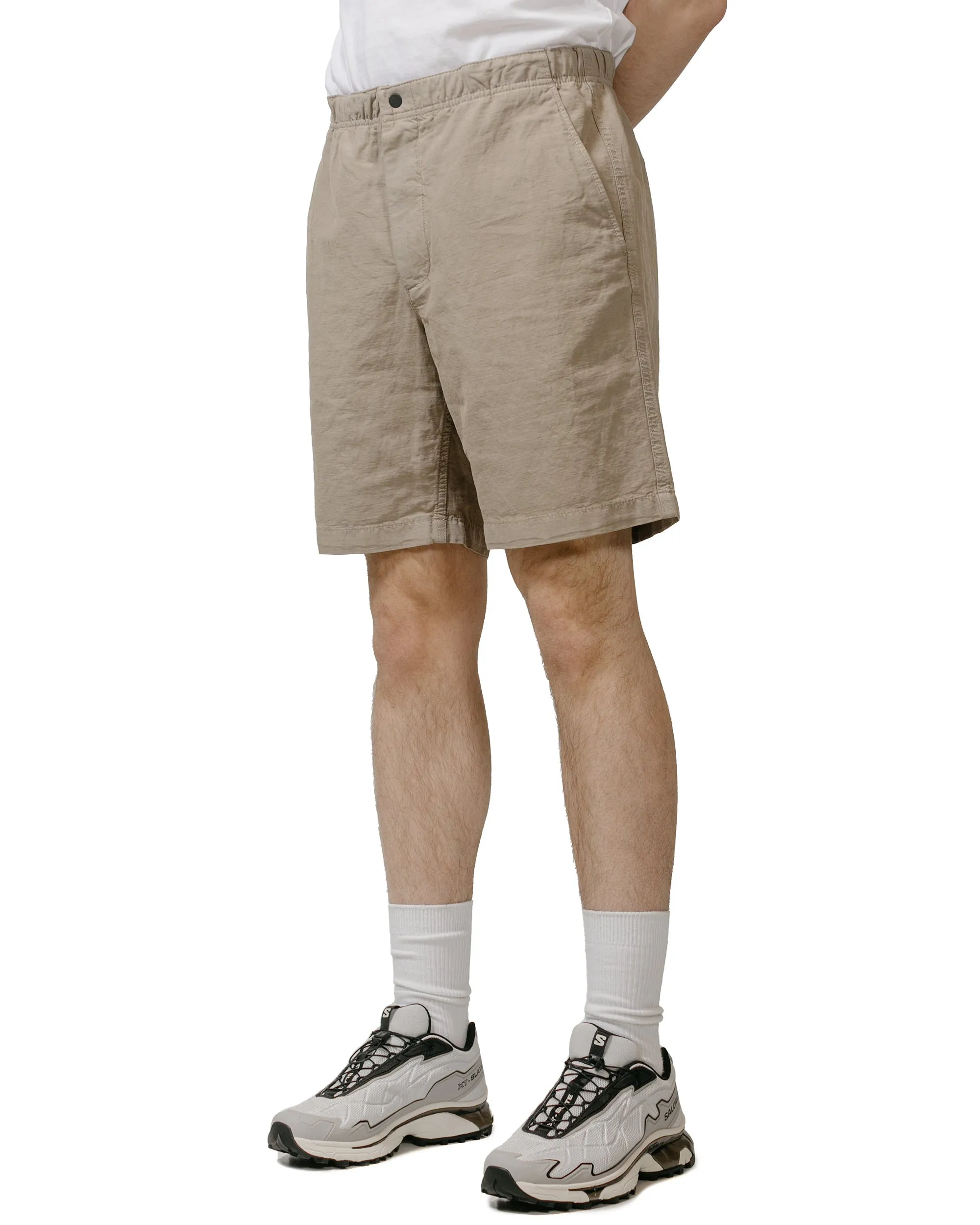 Copper Shape Norse Projects Ezra Relaxed Cotton Linen Short Clay