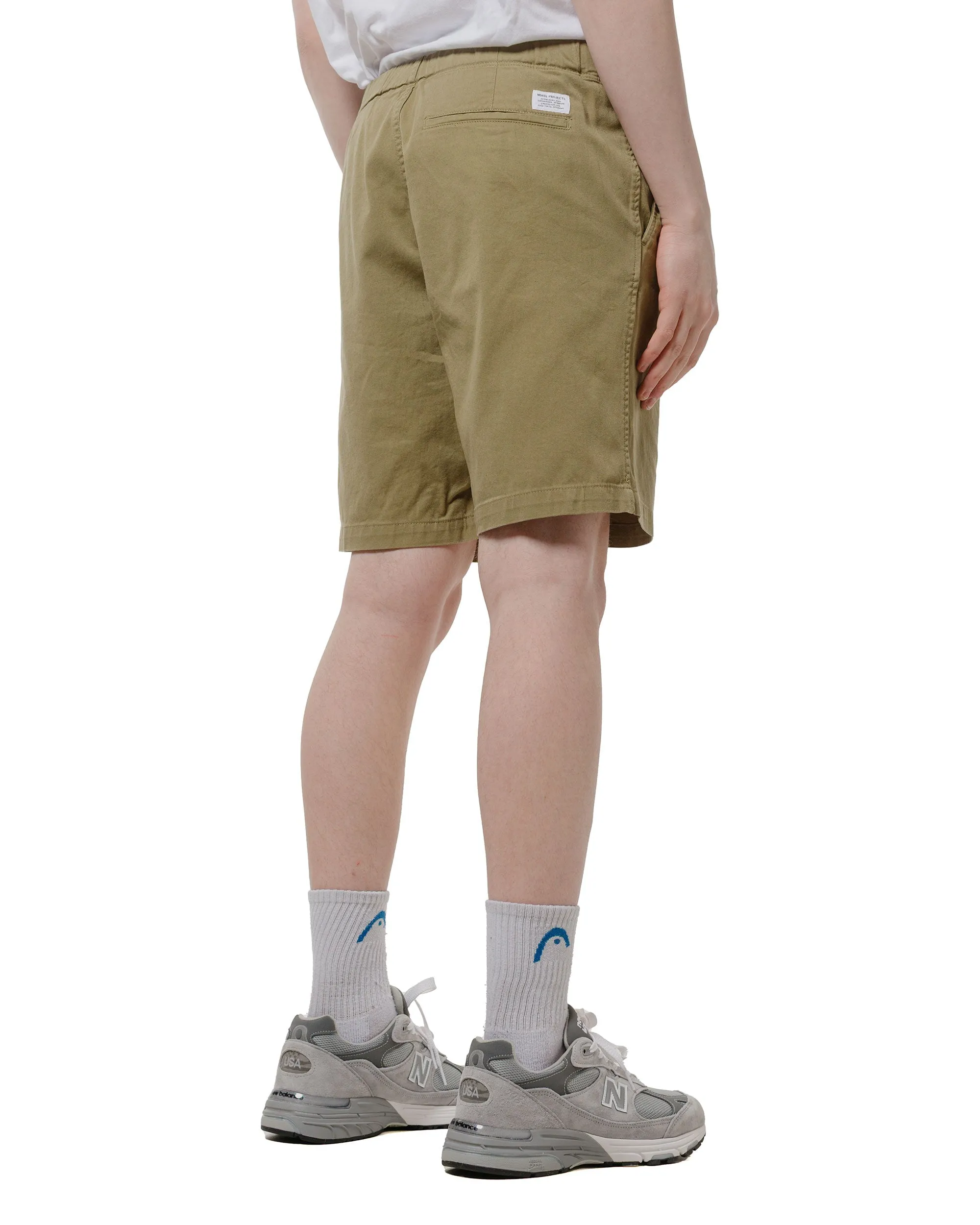 Norse Projects Ezra Stretch Twill Shorts Moss Green Evolution