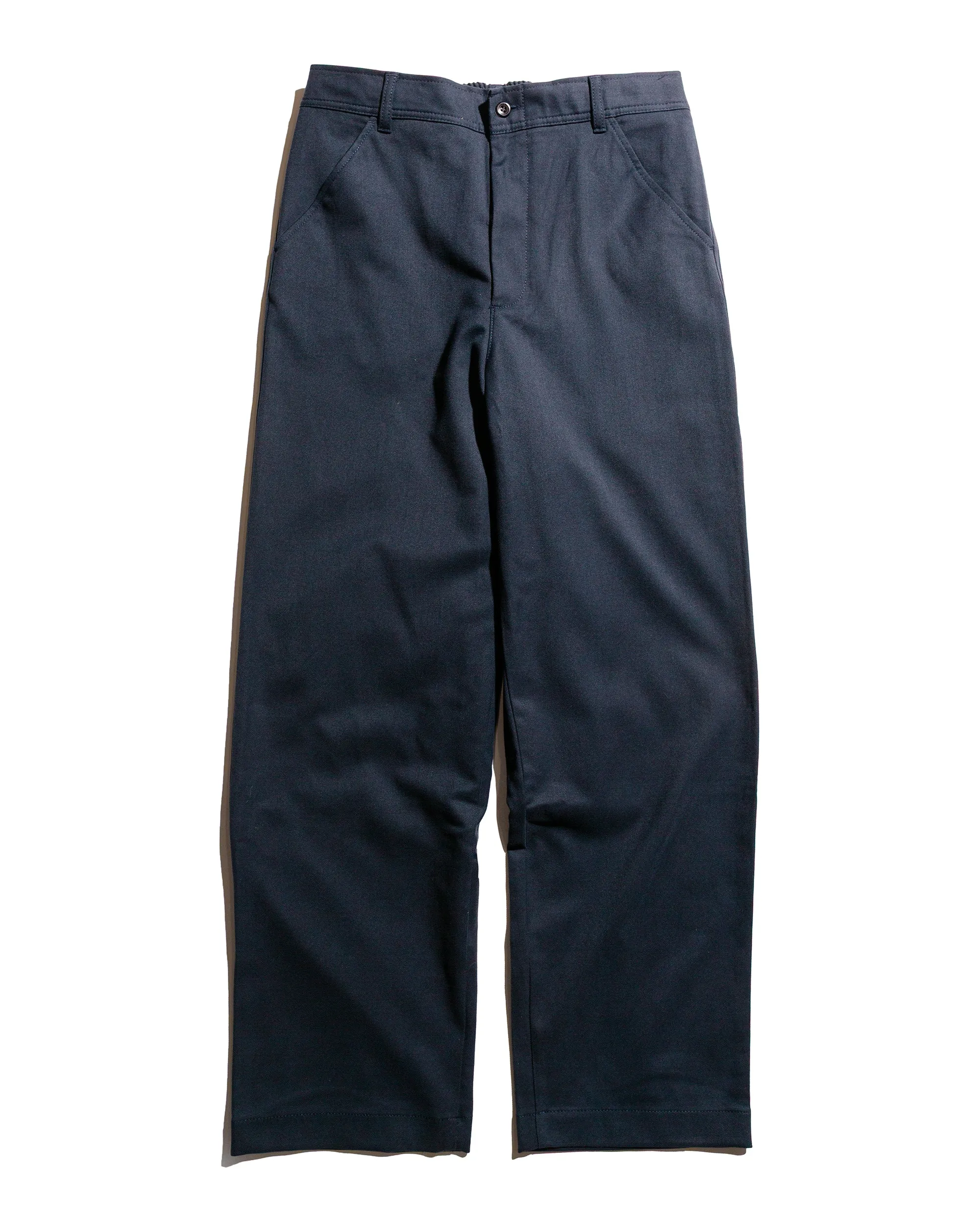 Norse Projects Ragnar Cotton Wool Twill Trouser Dark Navy Lace-Up Closuring Stable Design