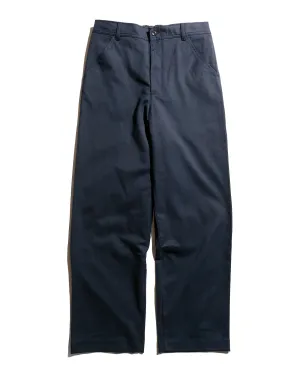 Norse Projects Ragnar Cotton Wool Twill Trouser Dark Navy Lace-Up Closuring Stable Design