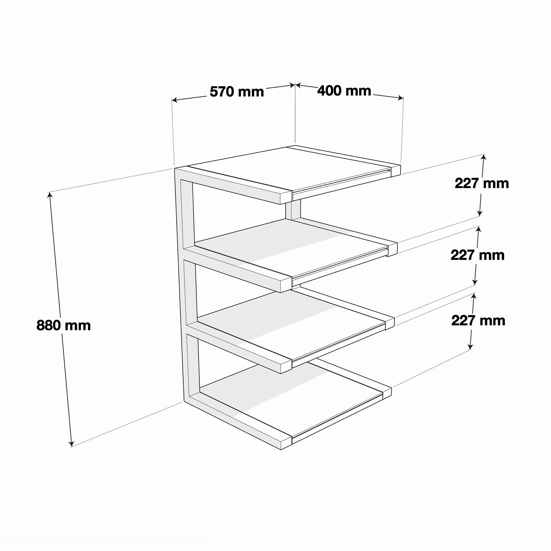 Norstone: ESSE Hifi Turntable Stand
