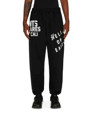 Nts Tutti Pazzi Sweatpants Black Knitted Outerwear