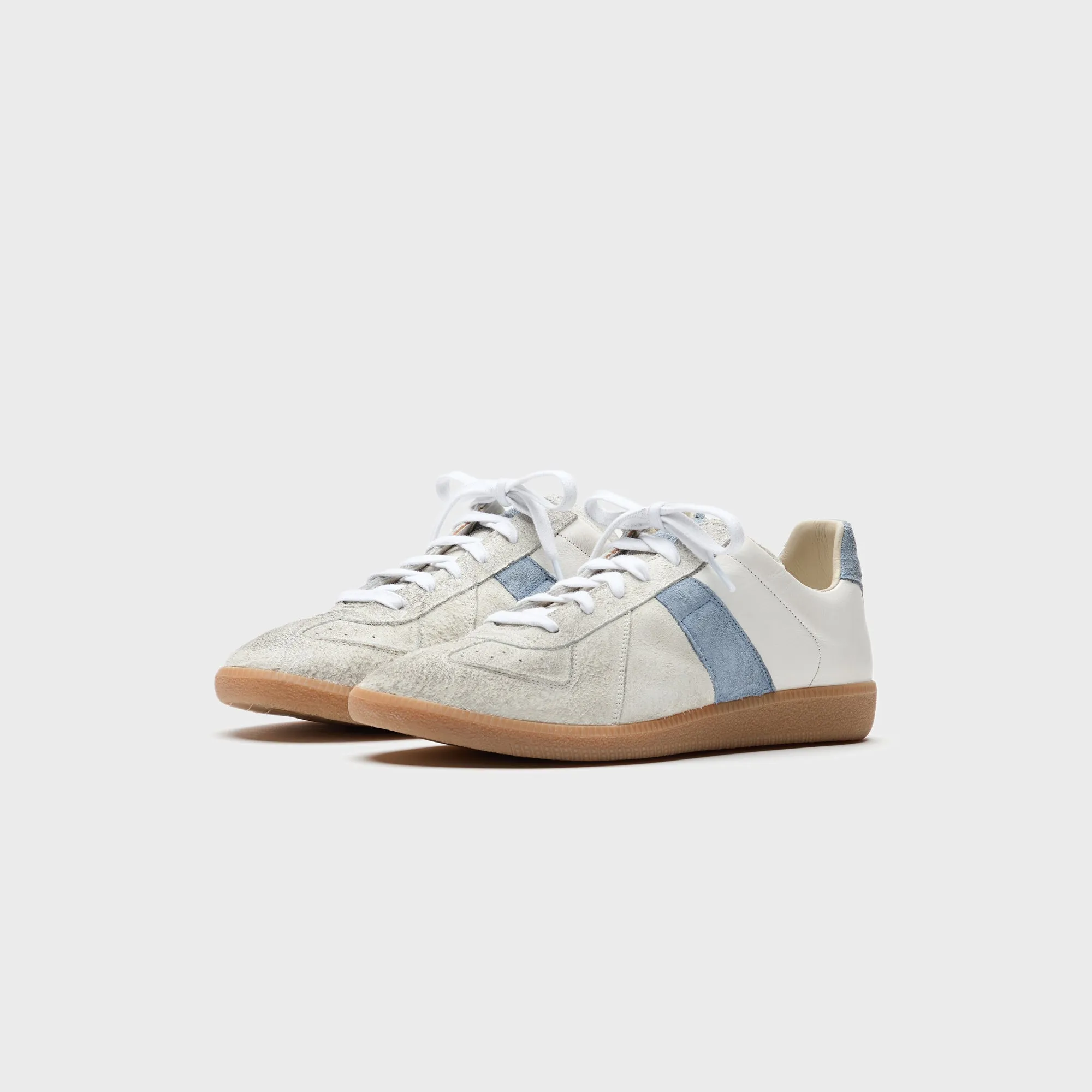 Maison Margiela Replica Sneaker - Light Blue / White / Camel Shock-Absorbing Sole