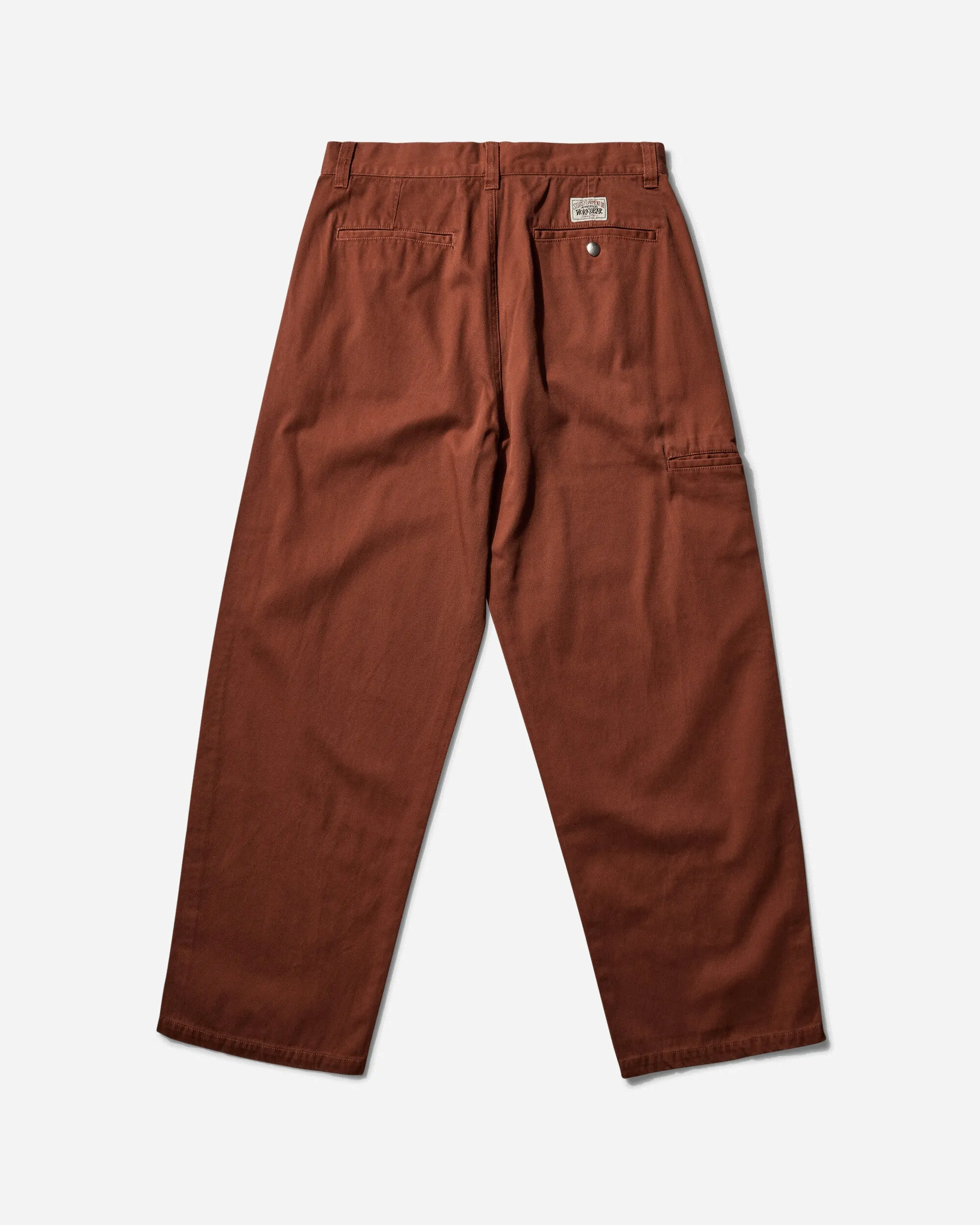 Streetwear Style Men'S Workgear Twill Trousers Caramel