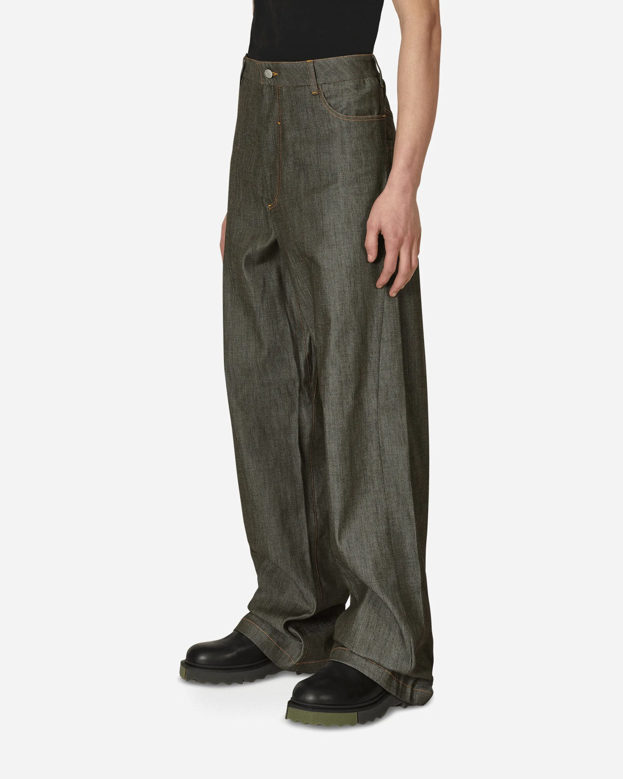 In-Demand Reinforced Toe Muscles Tom Baggy Jeans Black