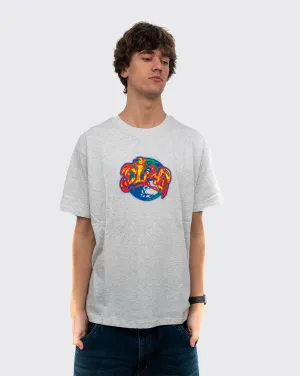 Comfortable Elastic Linked Anti-Fake Revenue Dime Global Shirt - Ash