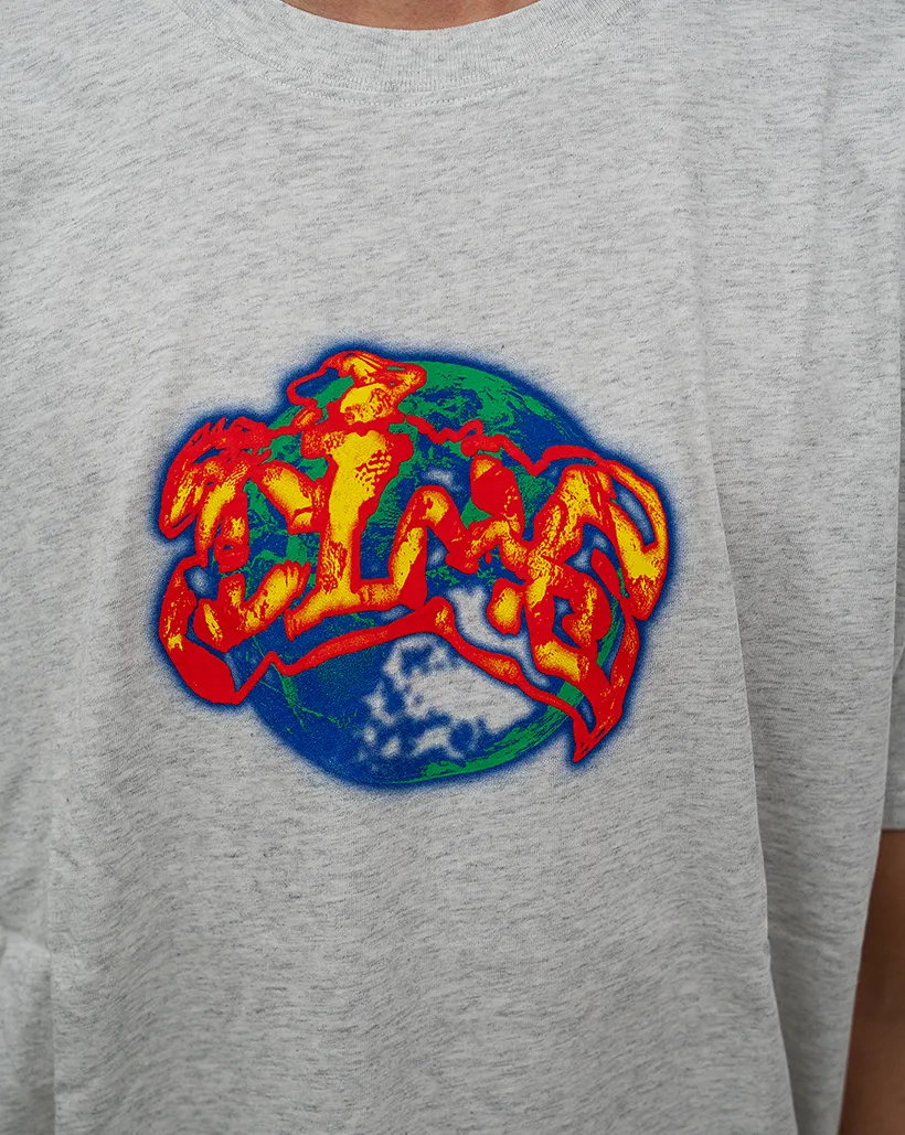 Comfortable Elastic Aspiring Anti Fatigue Dime Global Shirt - Ash