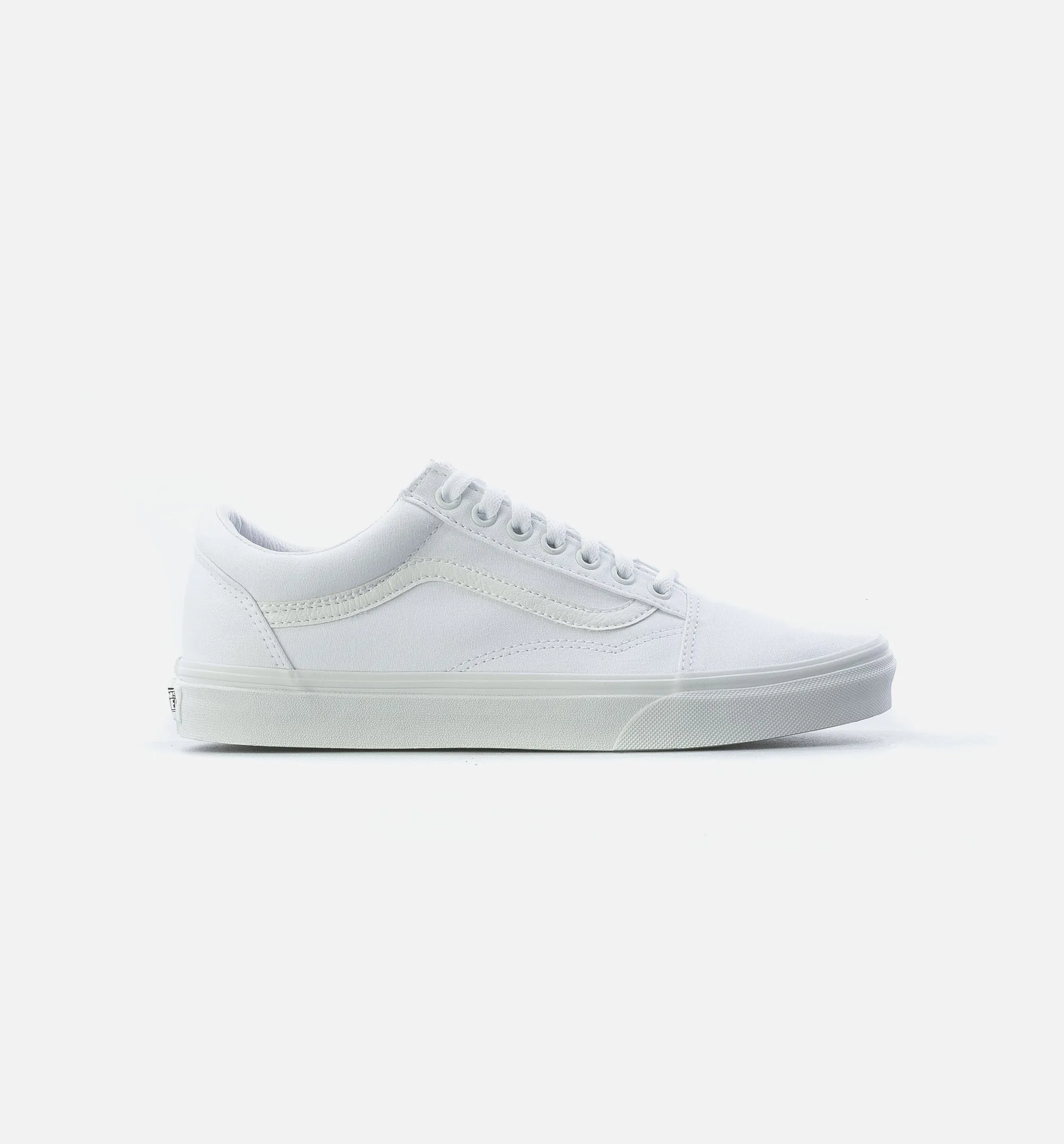 Old Skool Mens Lifestyle Shoe - White/White Mesh Upper Design