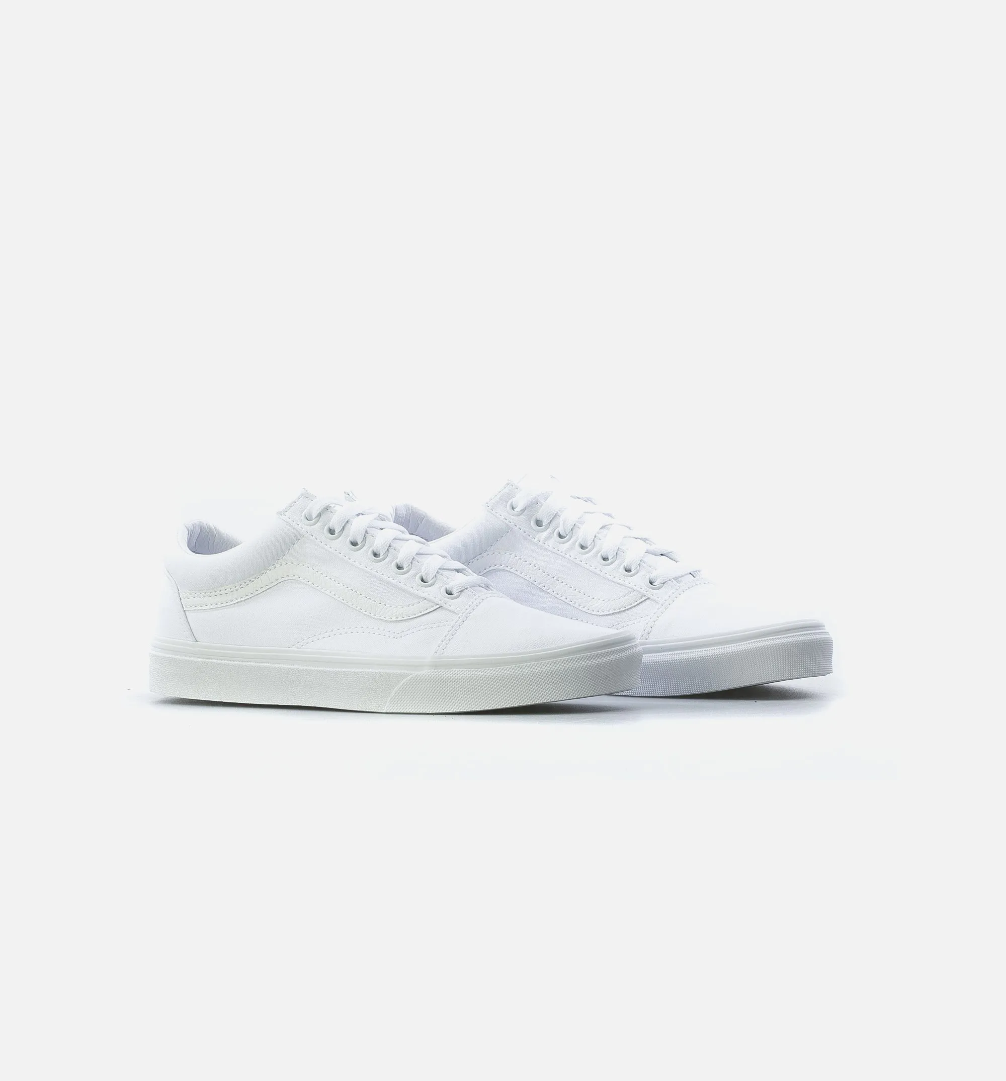 Back Strap Old Skool Mens Lifestyle Shoe - White/White