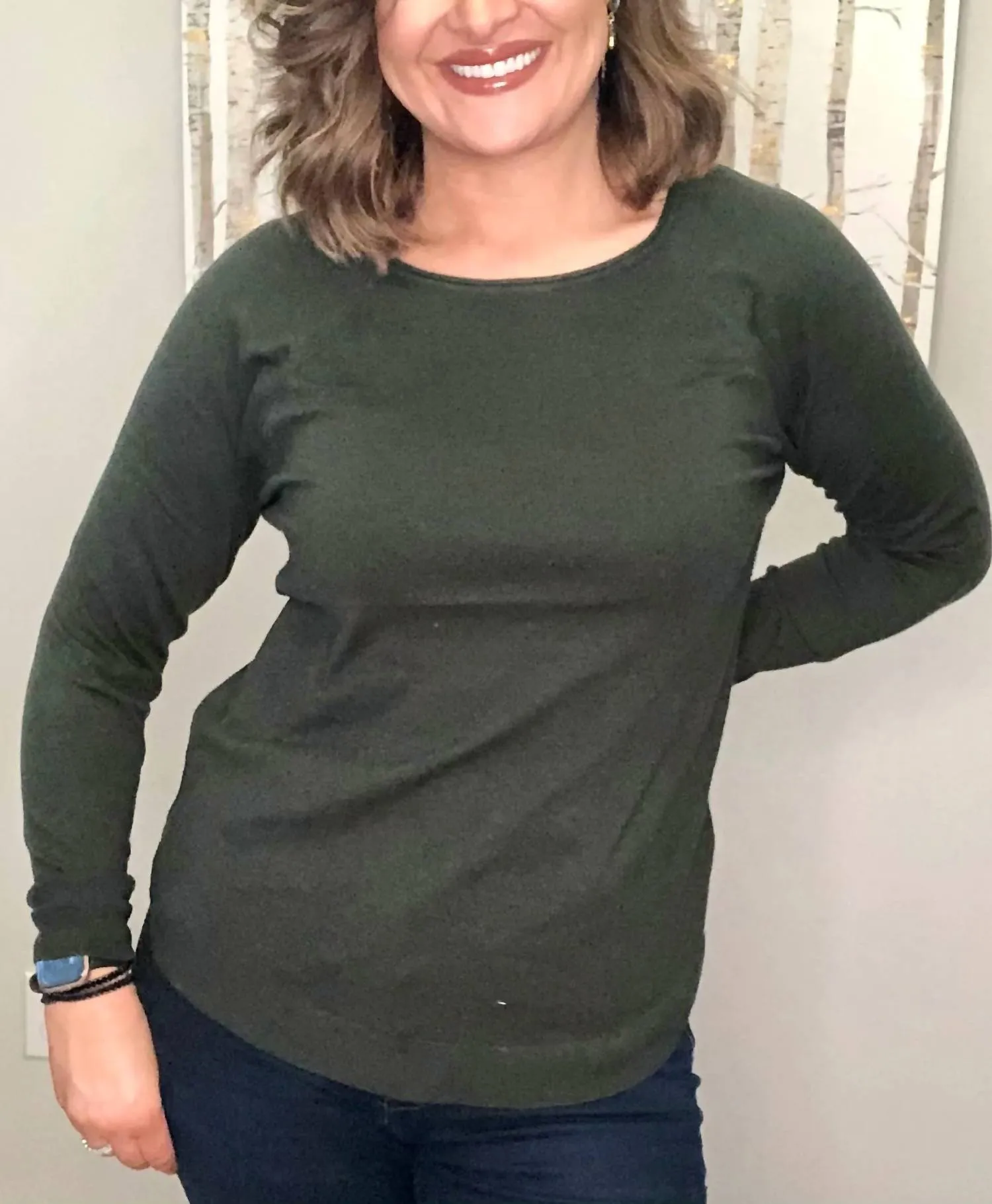 Pull Ollie en vert chasseur
