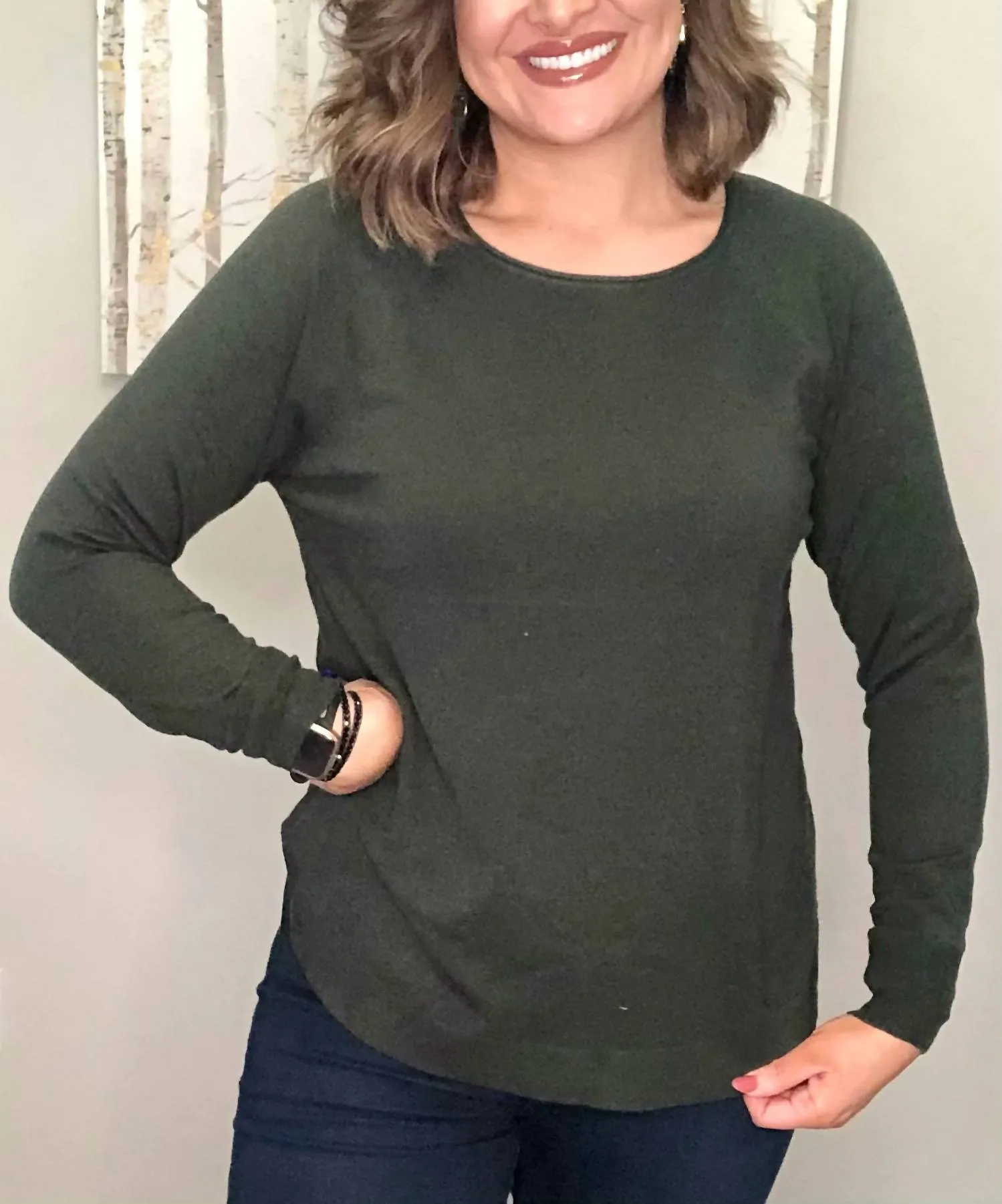 Pull Ollie en vert chasseur