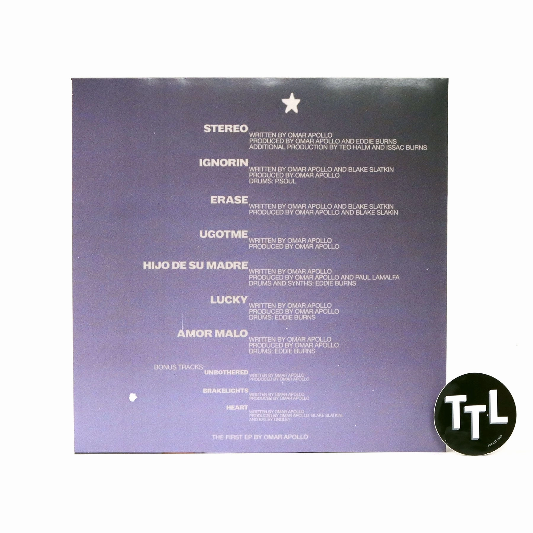 Omar Apollo: Stereo (Indie Exclusive Colored Vinyl) Vinyl LP