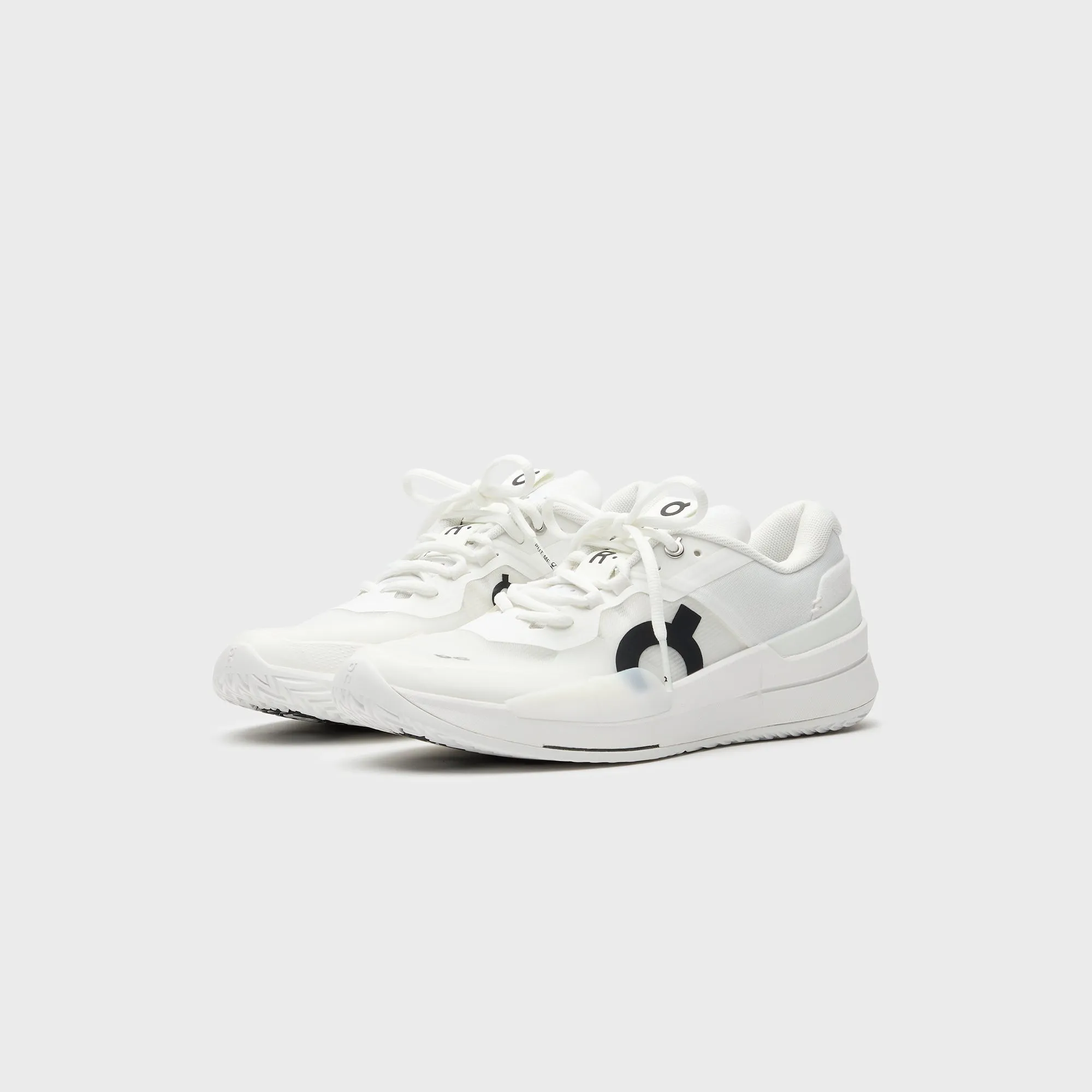 On Running The Roger Pro 2 - All White Step Out Boldly Built to Move You