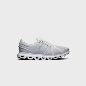 On Running Wmns Cloud 6 - Glacier / White Flexible Upper Material
