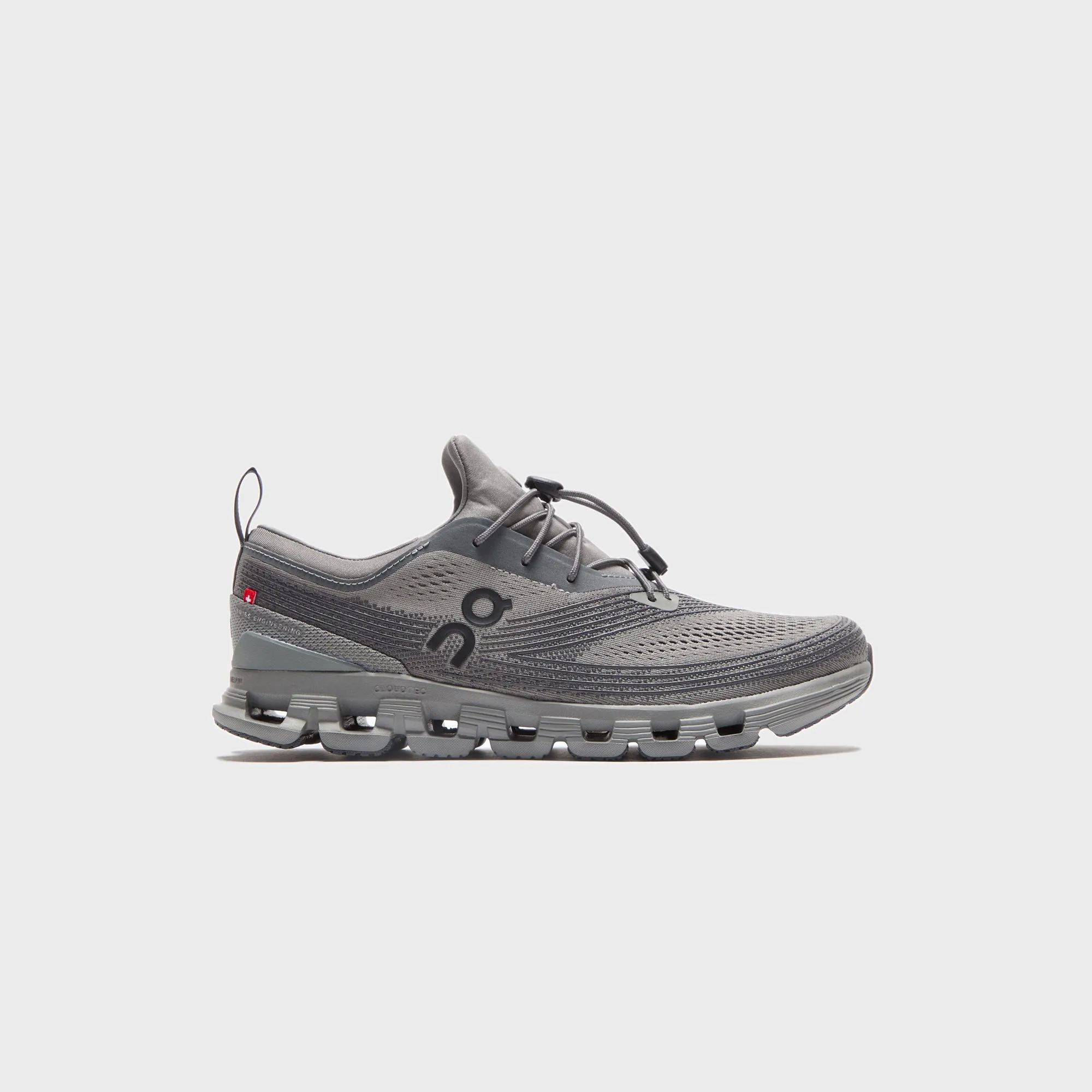 On Running Wmns Cloud X Z5 1 - Asphalt / Iron Flexibility Feature Design Synthetic Leather Upper