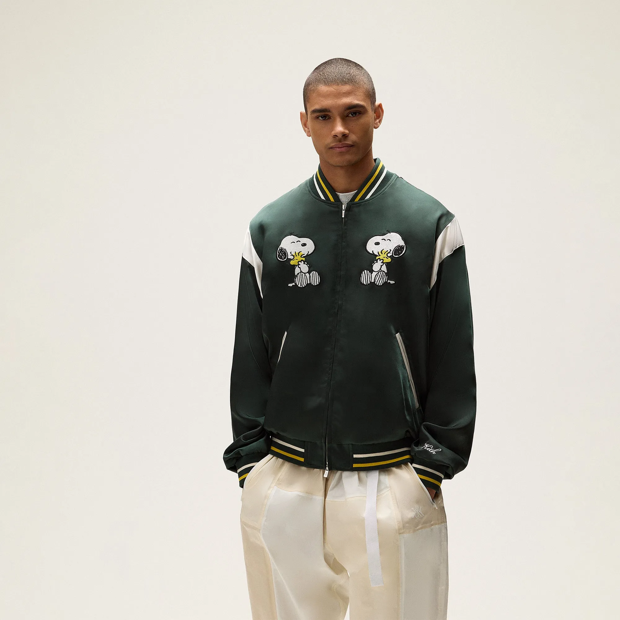 Community Kith For Peanuts Souvenir Jacket - Stadium