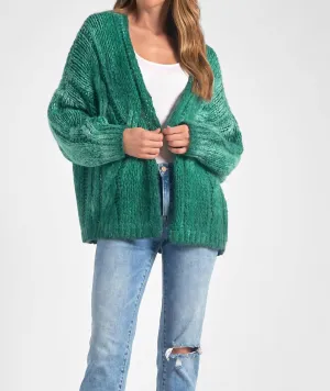 Cardigan Unique en Vert