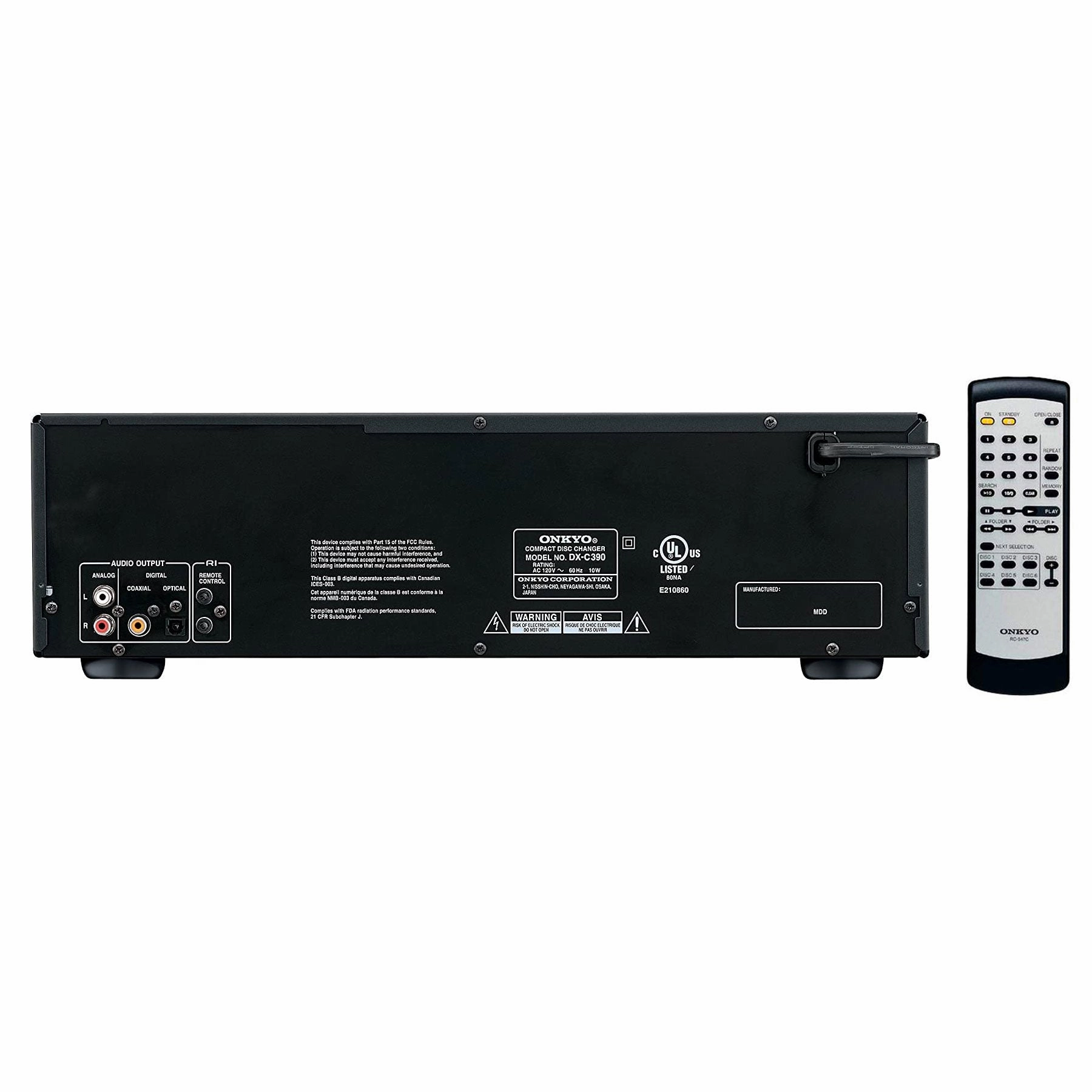 Onkyo: DX-C390 6-Disc Carousel CD Changer